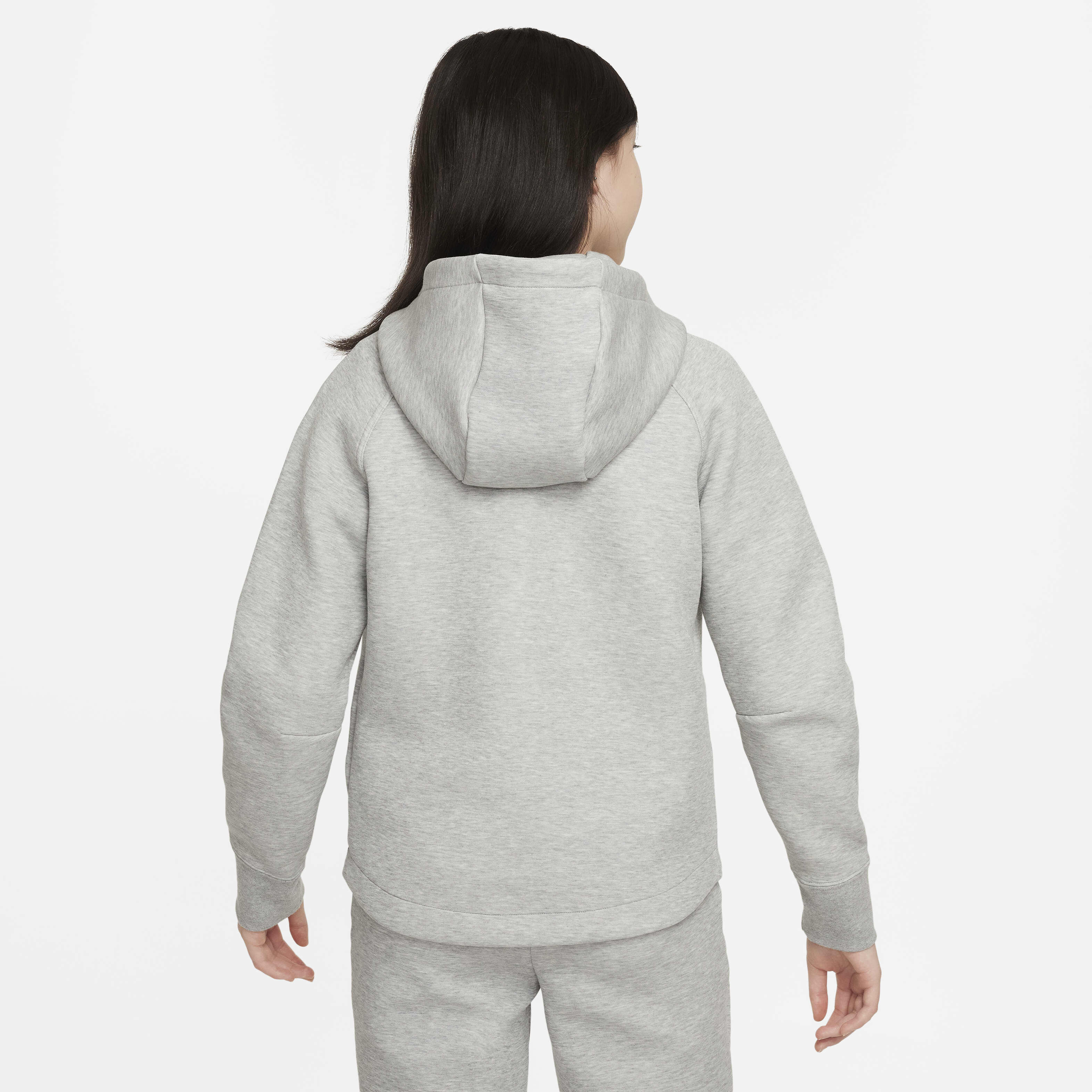Girls nike grey hoodie outlet