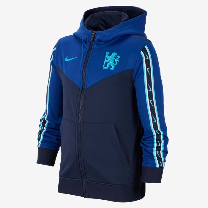 Buy Chelsea Repeat Older Kids' Nike Dri-FIT Full-Zip Hoodie