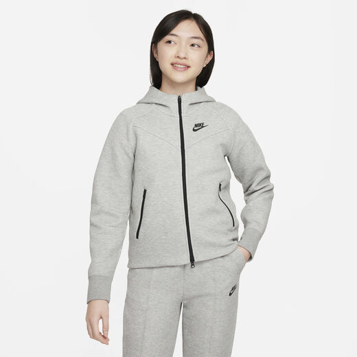 Hoodies & Sweatshirts-Nike, Nike Sportswear Tech Fleece, Older Kids' (Girls') Full-Zip Hoodie Hoodies & Sweatshirts-Nike, Nike Sportswear Tech Fleece, Older Kids' (Girls') Full-Zip Hoodie