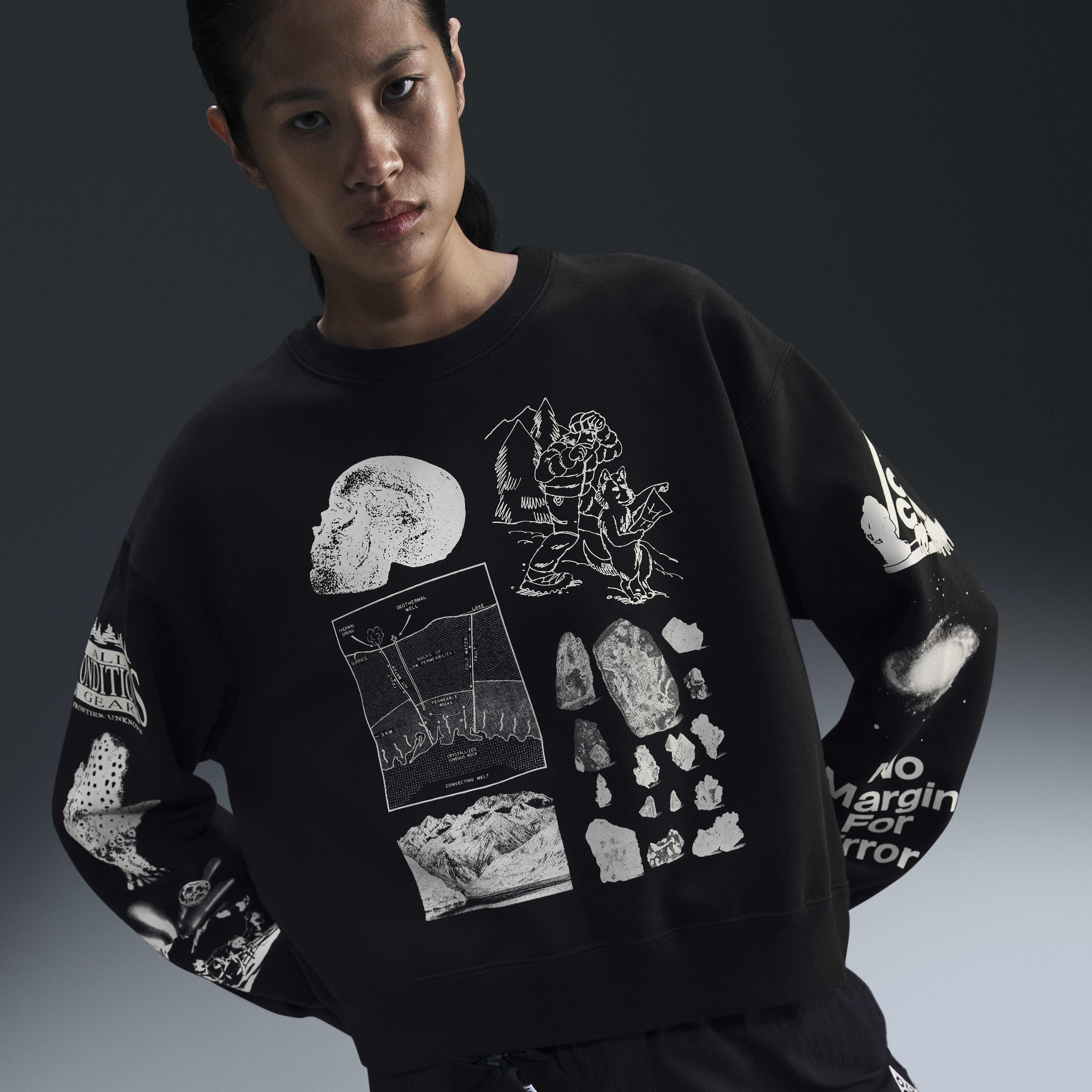 Buy Nike ACG Tuff Fleece Women s Therma FIT Repel Crew Neck Sweatshirt Nike Qatar Official