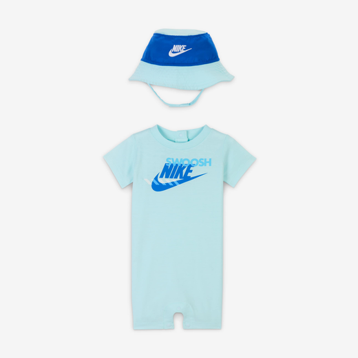 Bodysuit-Nike, Nike Sportswear PE, Baby (0–9M) Romper and Bucket Hat Set