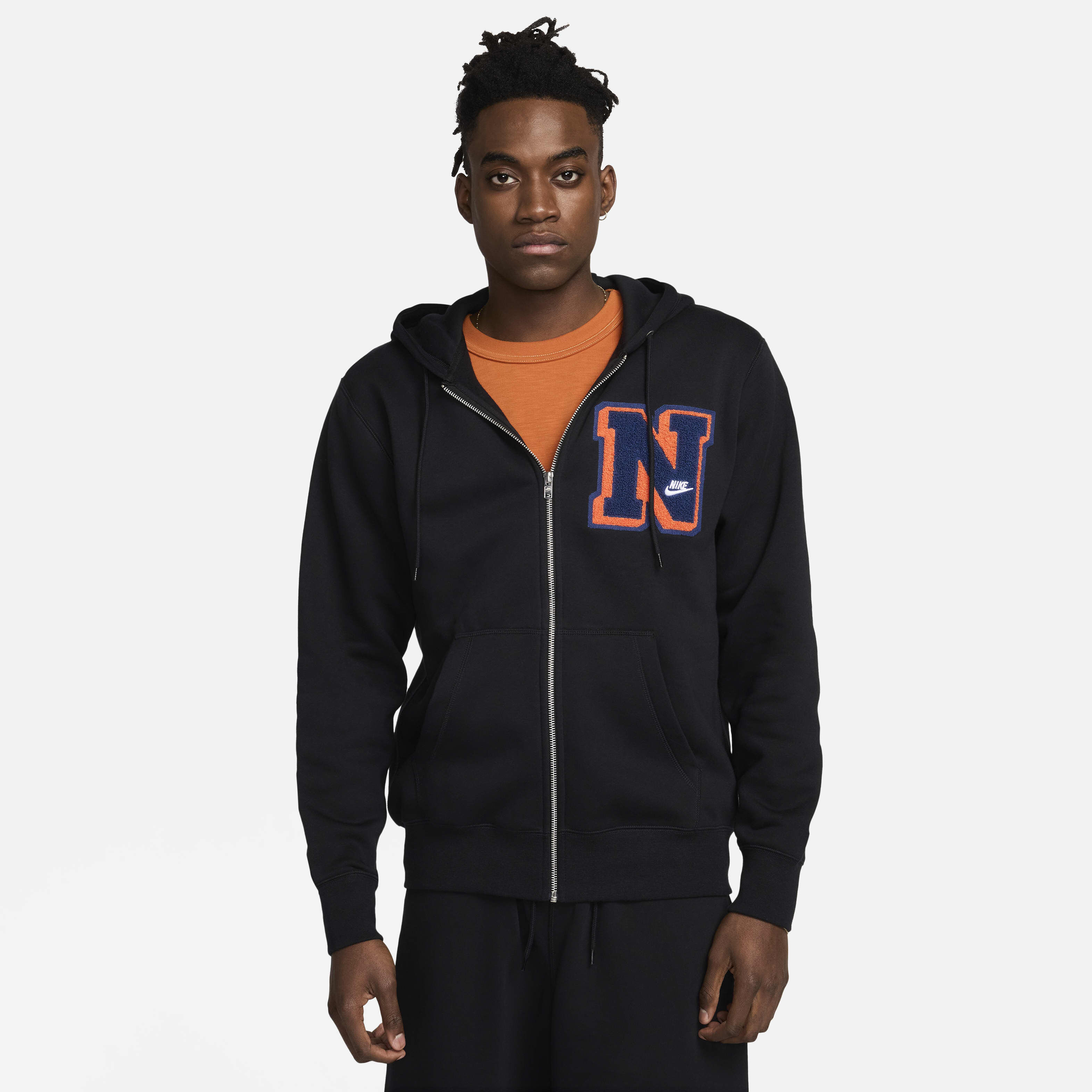Nike men's heritage full zip hoodie hot sale