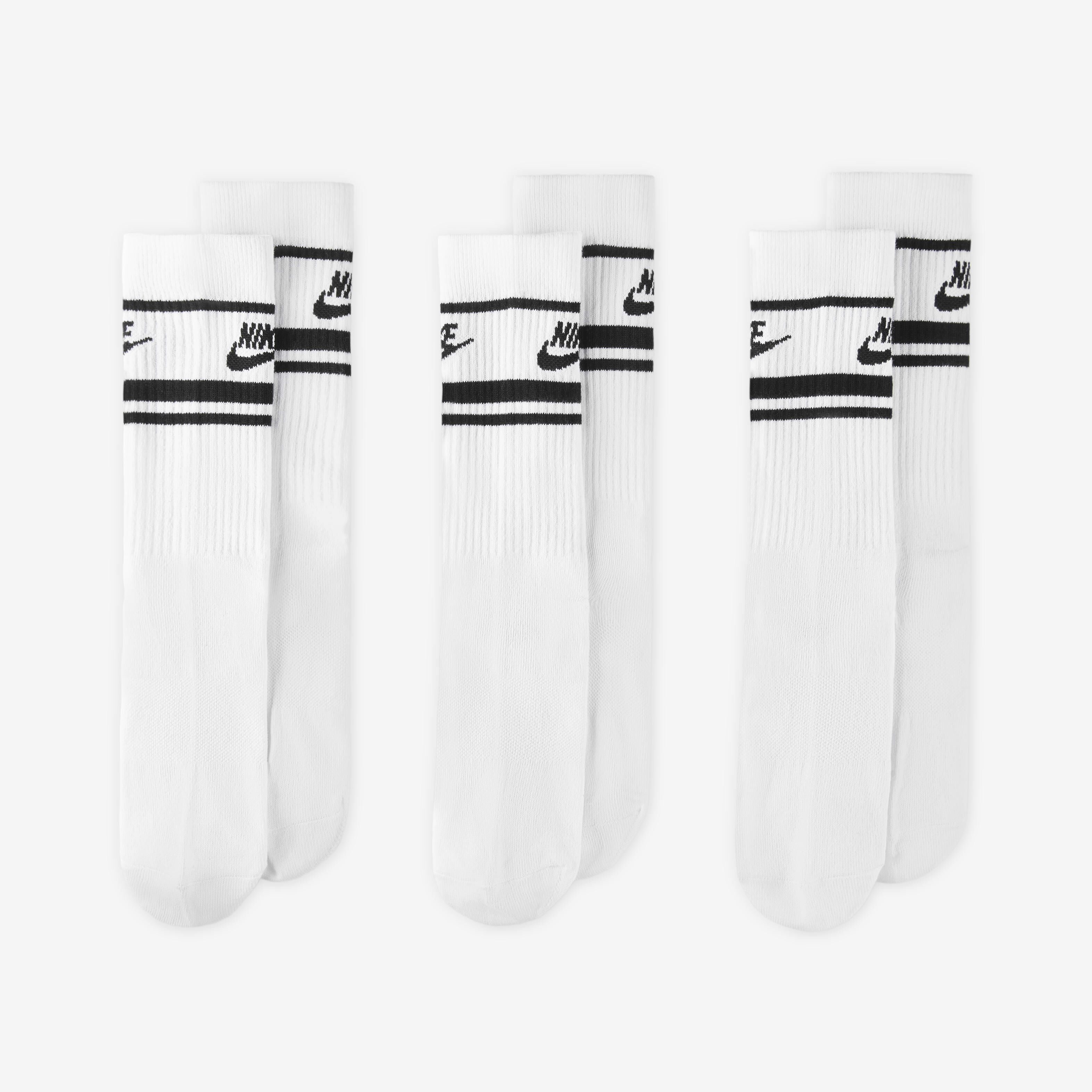 Buy Nike Sportswear Dri FIT Everyday Essential Crew Socks 3 Pairs Nike Qatar Official