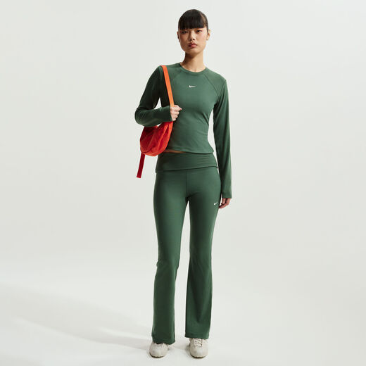 Trousers & Tights-Nike, Nike Sportswear Chill Knit, Women's Mid-Rise Tight Ribbed Trousers