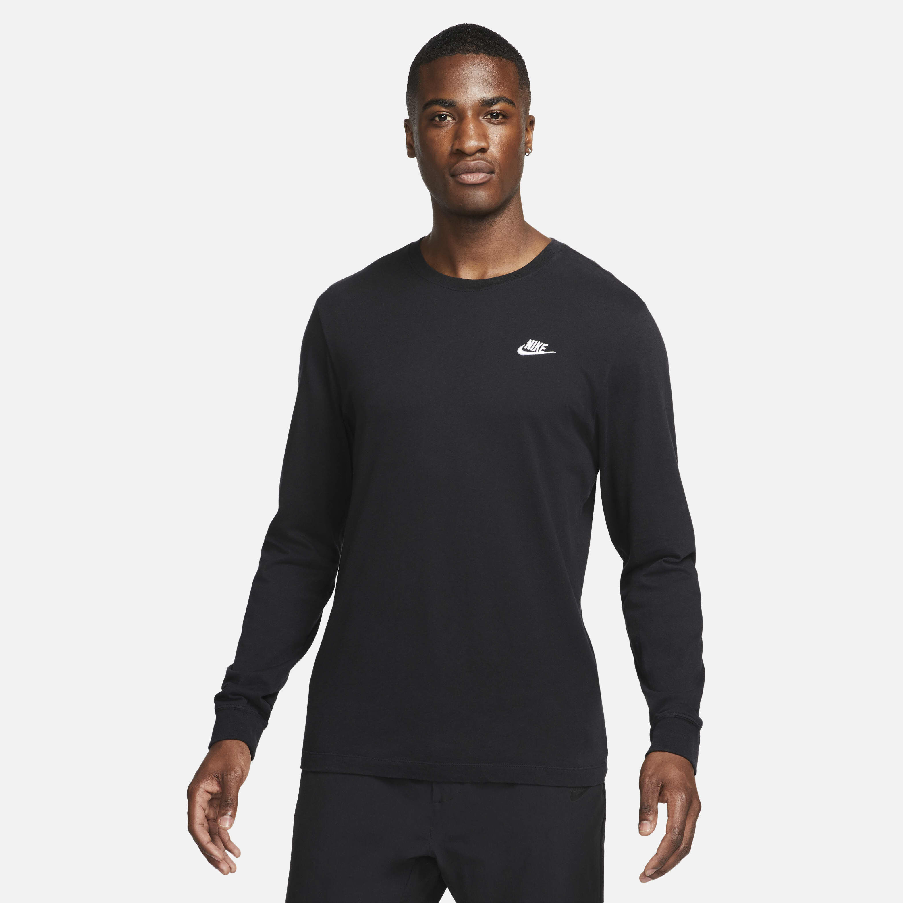 Buy Nike Sportswear Club Men s Long sleeve T shirt Nike Qatar Official