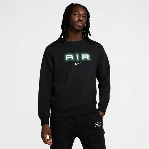 Men's Sweatshirts-Nike, Nike Air, Men's Fleece Crew-Neck Sweatshirt
