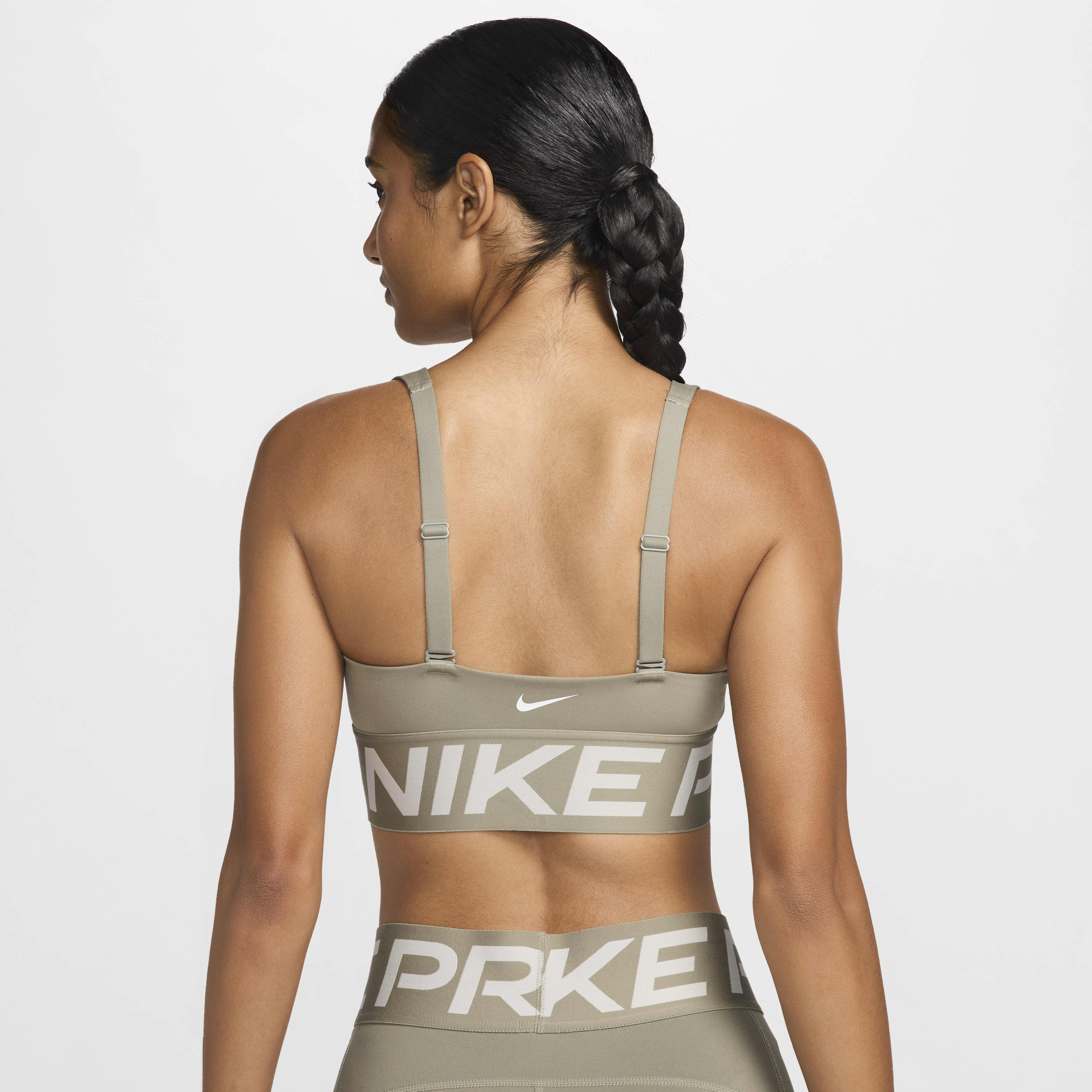 Buy Nike Pro Indy Plunge Women s Medium Support Padded Sports Bra Nike Qatar Official