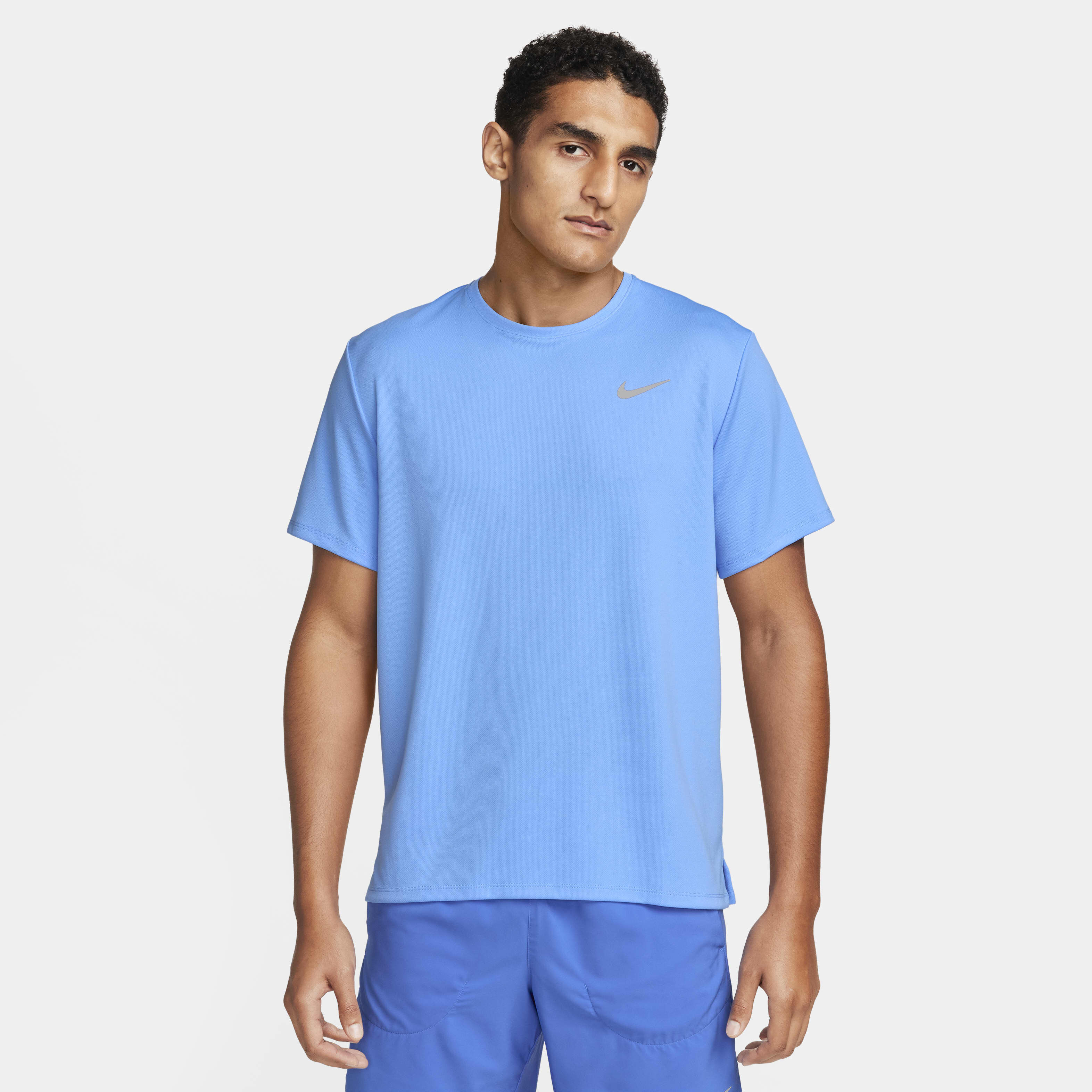 Buy Nike Miler Men s Dri FIT UV Short Sleeve Running Top Nike Qatar Official