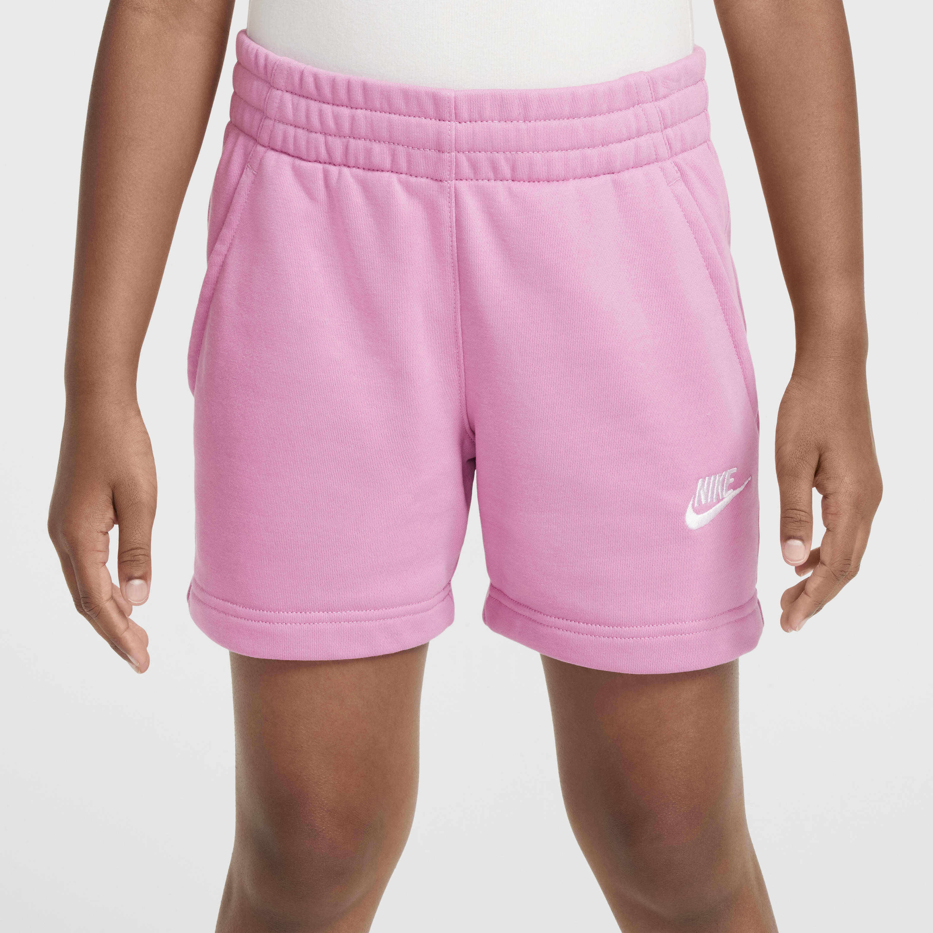Buy Nike Sportswear Club Fleece Older Kids Girls 13cm approx. French Terry Shorts Nike Qatar Official