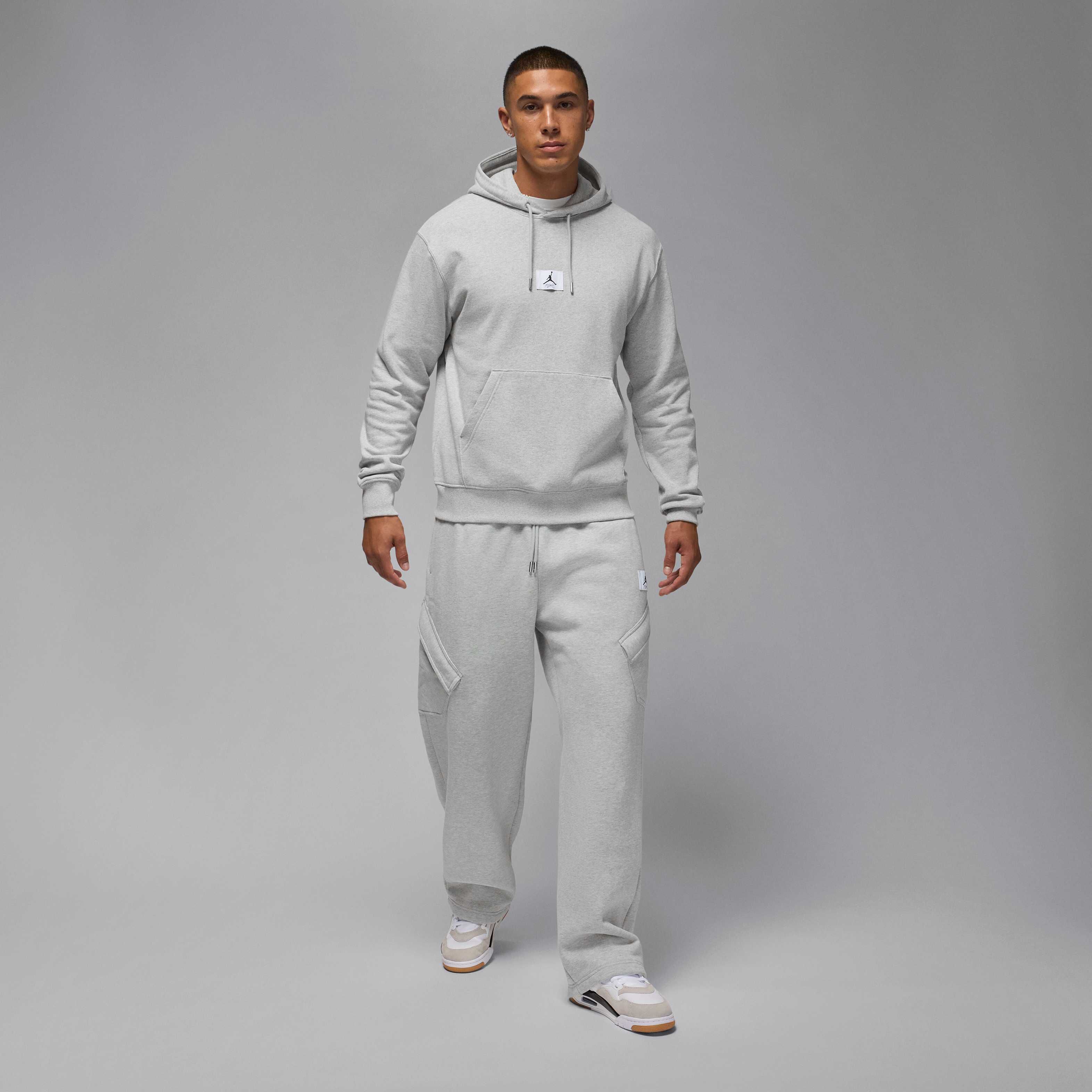 Buy Jordan Flight Fleece Men's Pullover Hoodie - Grey