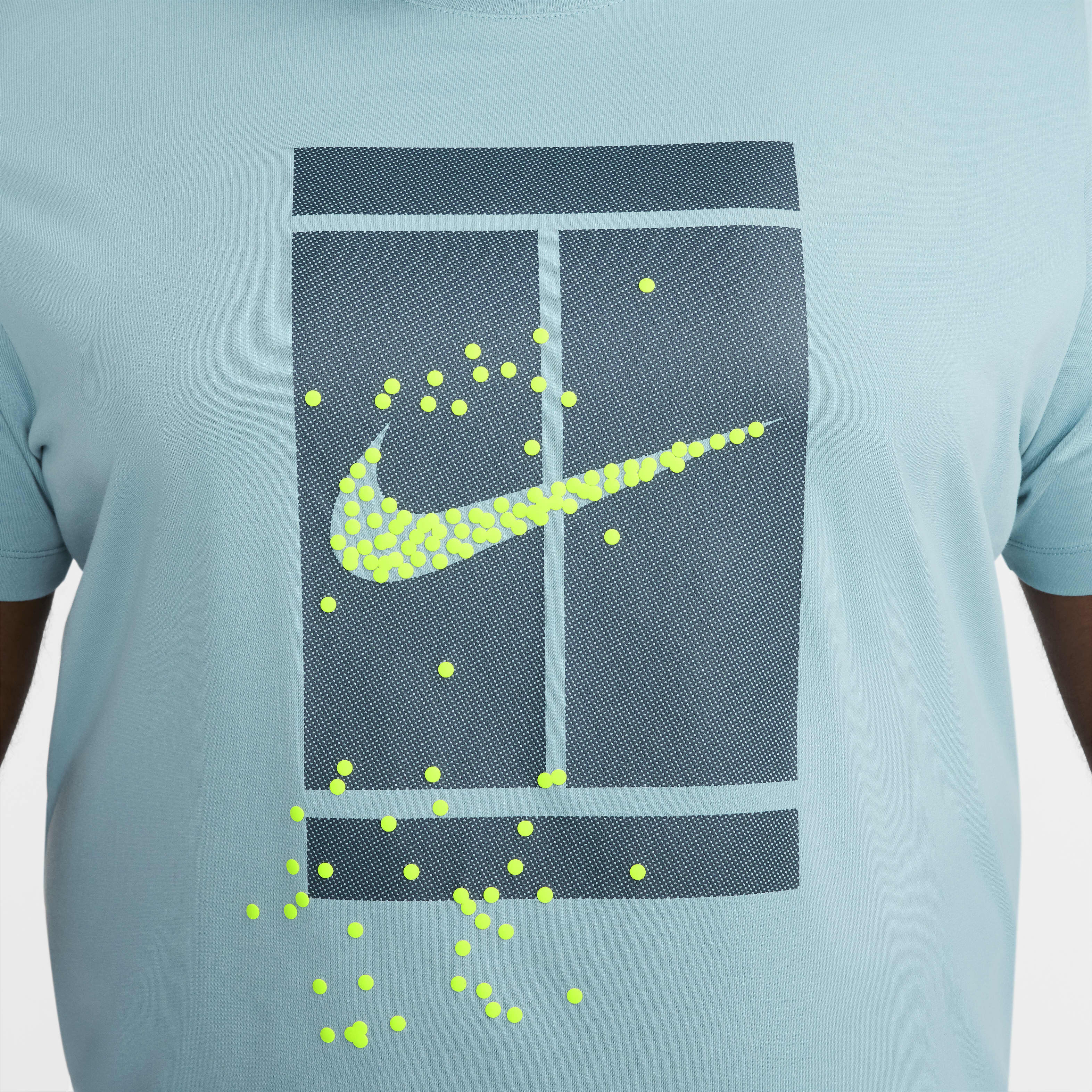 Nike tennis logo t shirt clearance