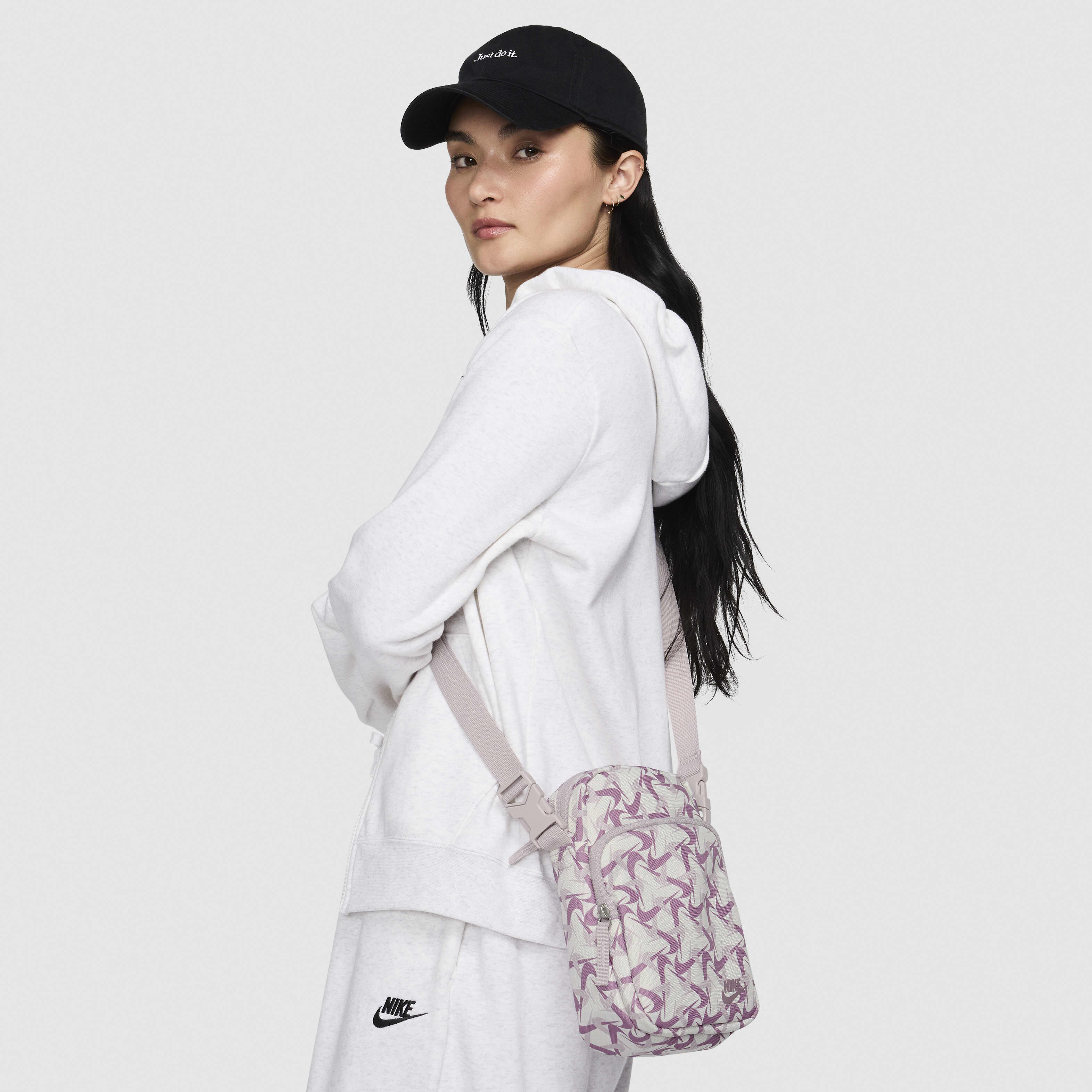 White nike cross body bag cheap