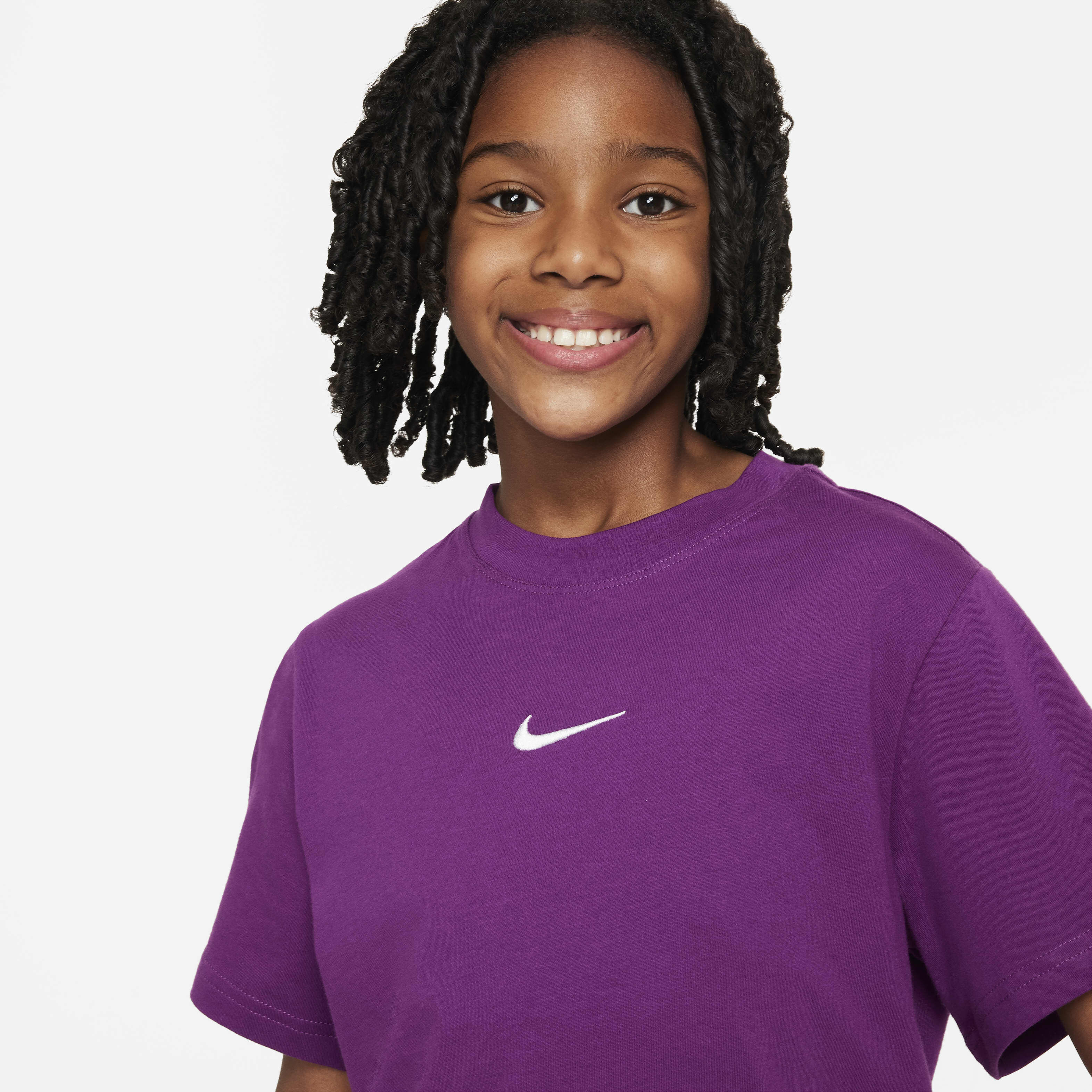 Girls purple nike shirt top