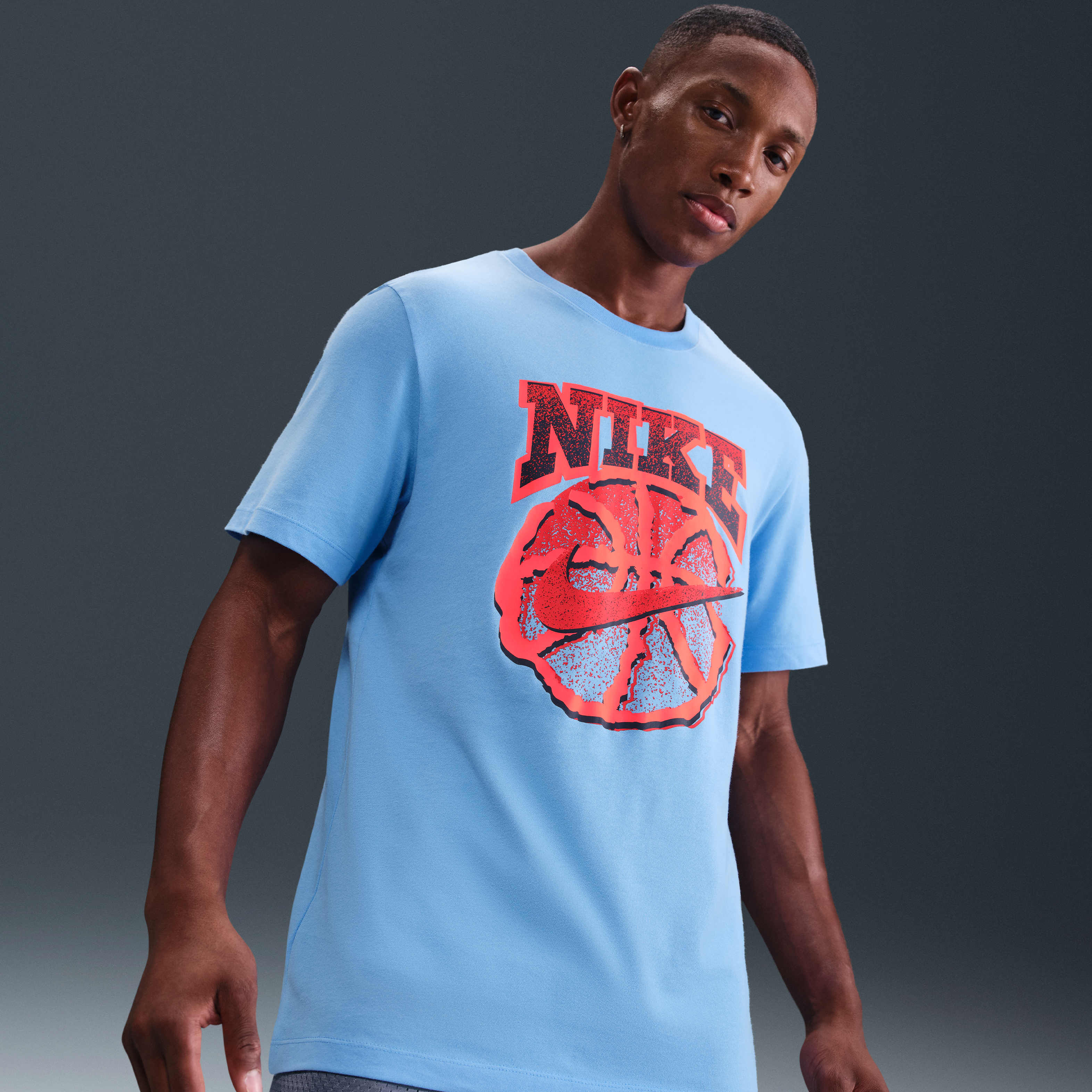 university blue nike shirt