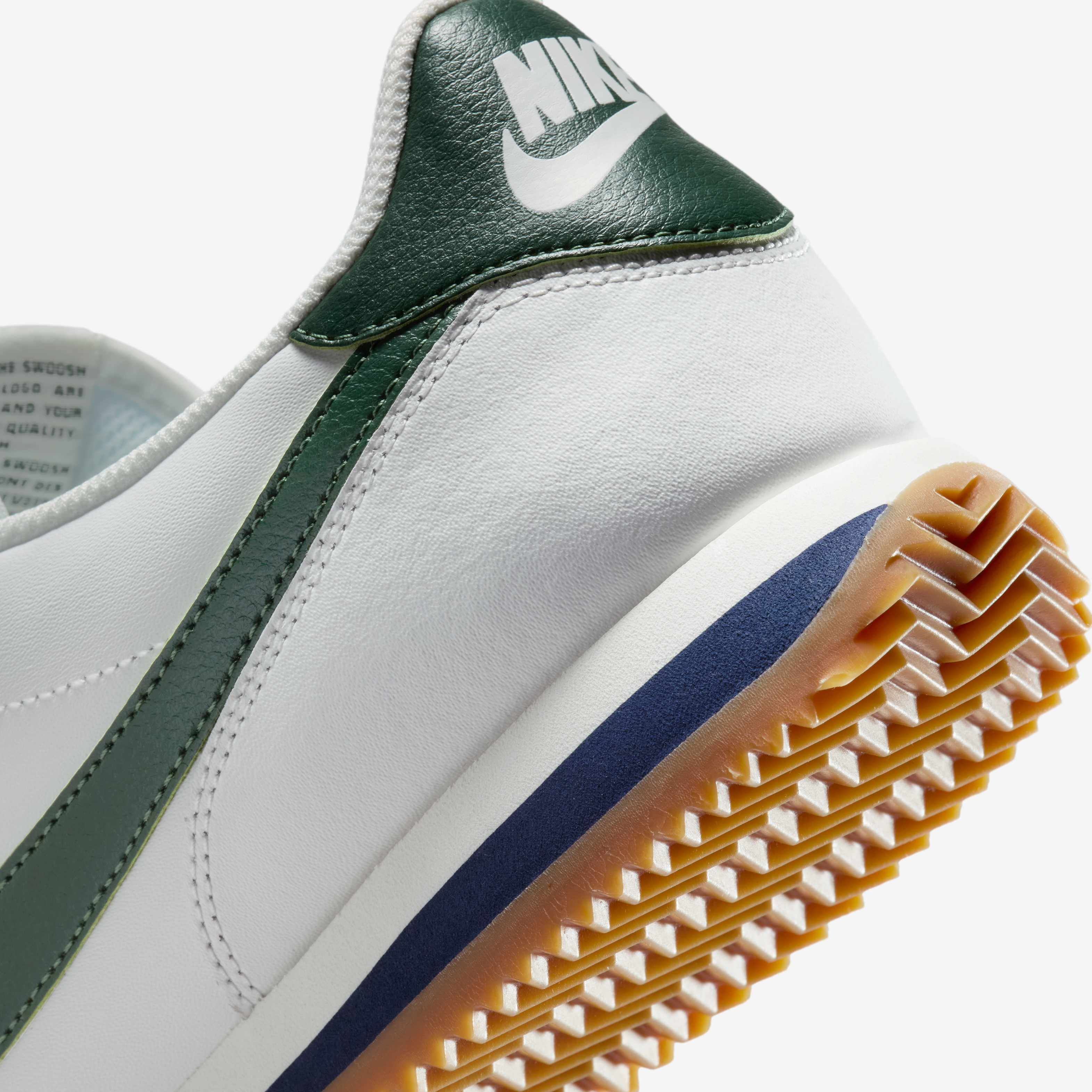 【NIKE】◆Cortez Leather Summit White◆DM4044-113◆ New Nike Cortez Leather Shoes - Summit White/ Fir (DM4044