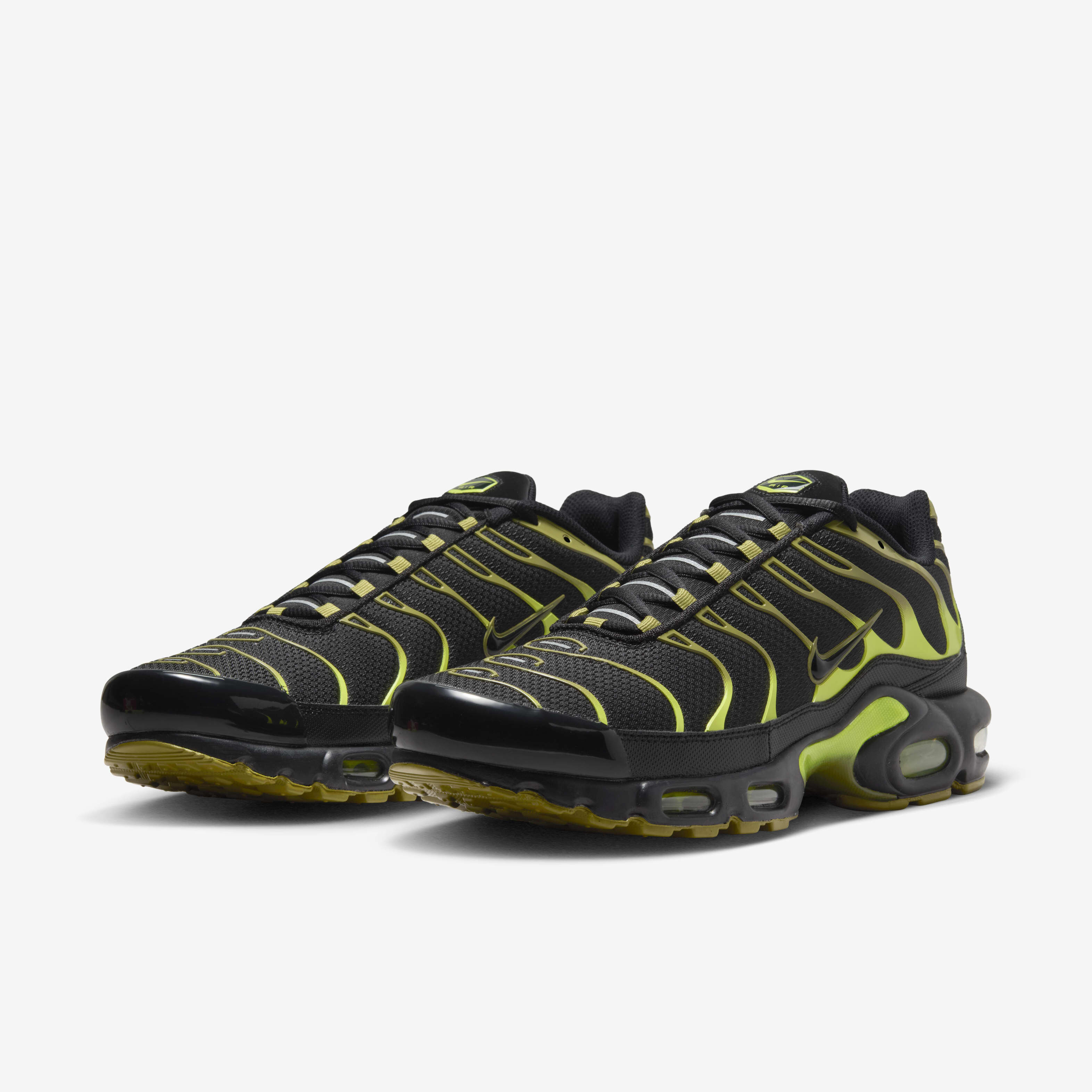 Air max plus black and lime green store