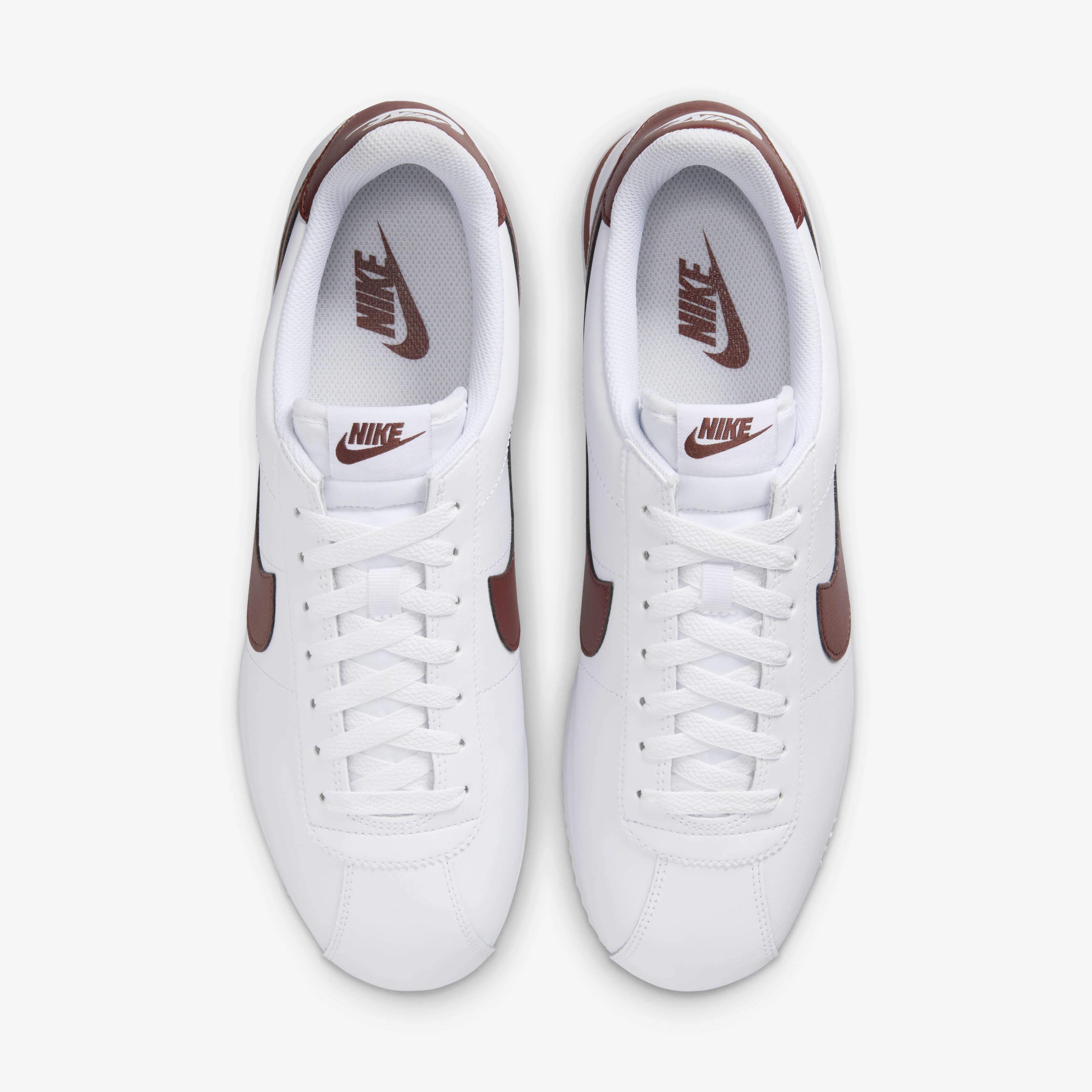 Buy Nike Cortez Leather Men's Shoes - White/Dark Pony | Nike