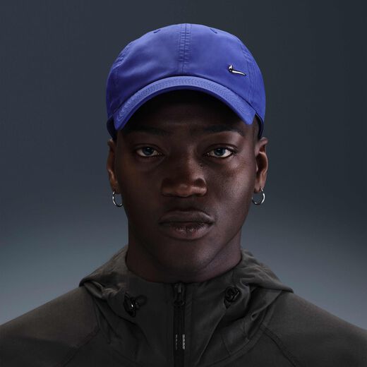 Caps for Men-Nike, Nike Dri-FIT Club, Unstructured Metal Swoosh Cap