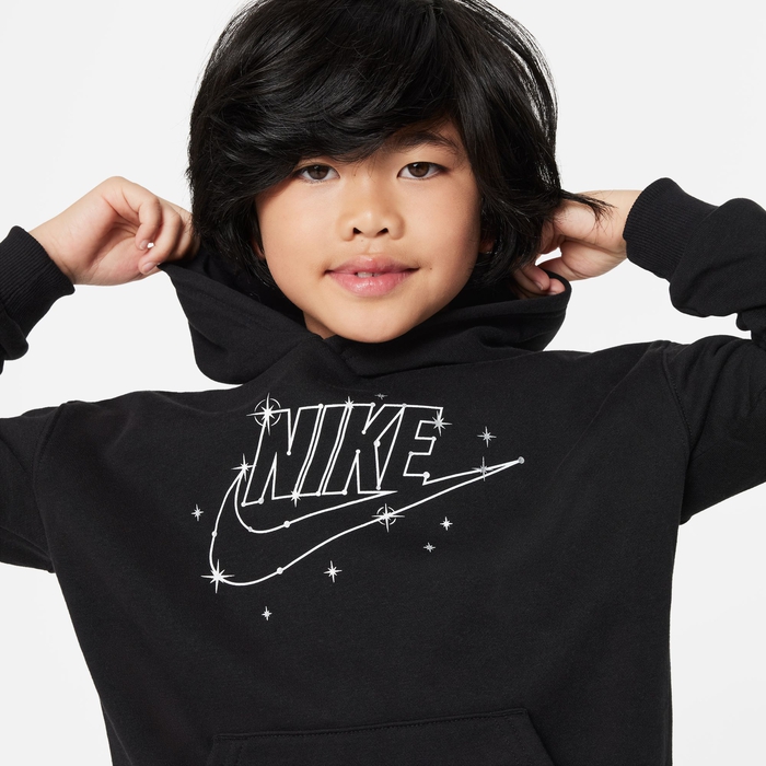 Nike Sportswear Shine Fleece Pullover Hoodie image number 1 Nike Sportswear Shine Fleece Pullover Hoodie image number 1