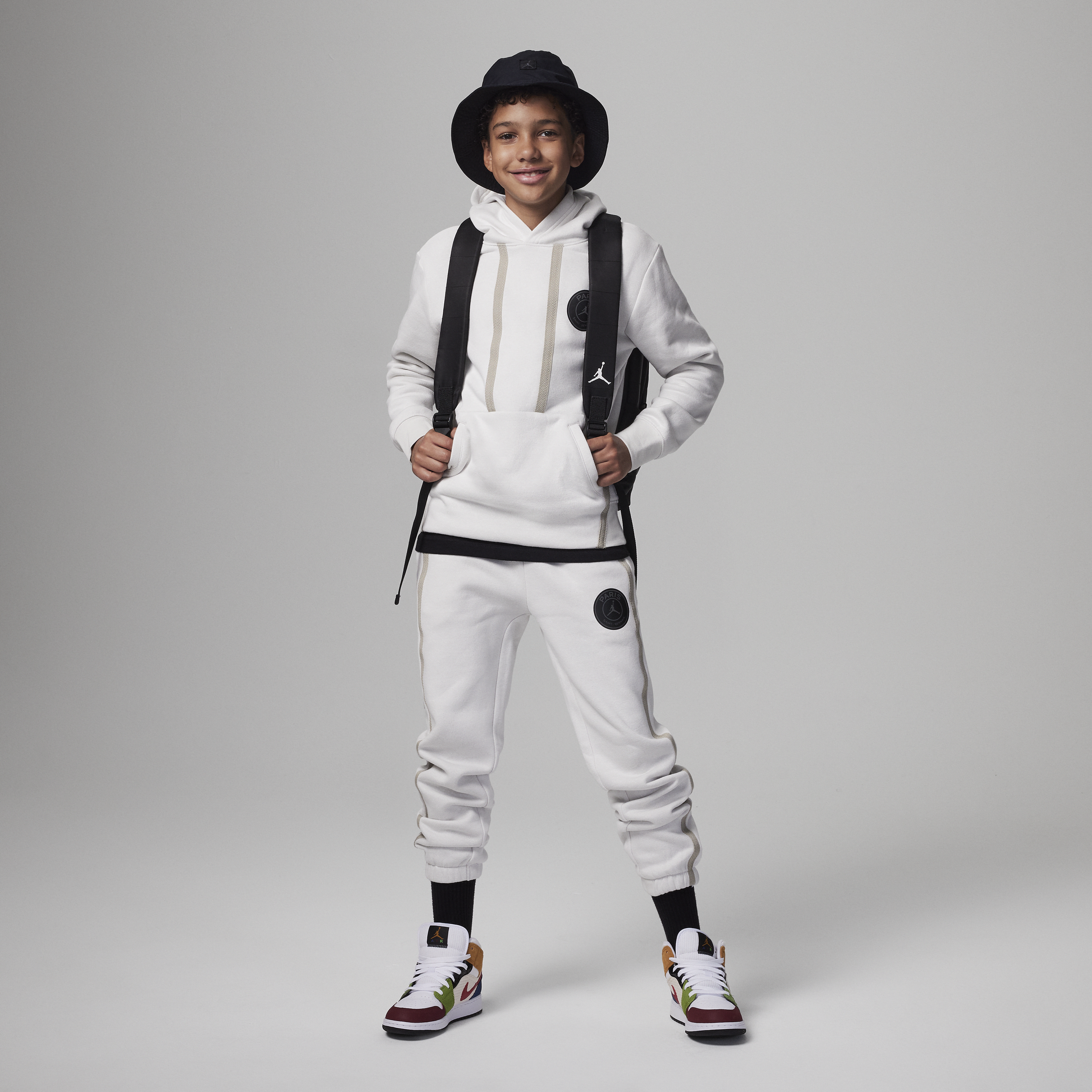 Jordan Paris Saint-Germain Fleece Pullover Hoodie image number 5