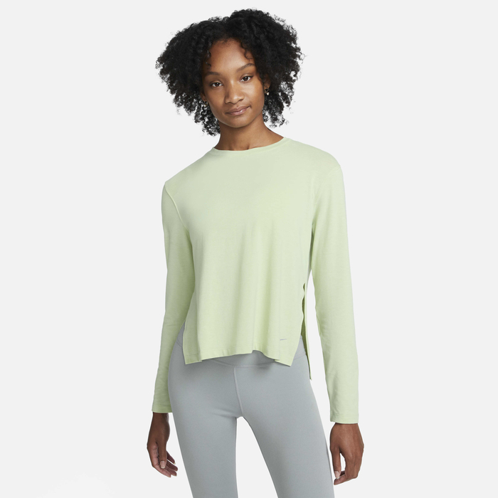 Buy Nike Yoga Dri-FIT Women's Long-Sleeve Top Honeydew/Particle