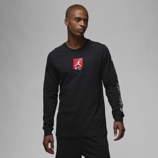 Brands-Jordan, Jordan Brand, Men's Graphic Long-Sleeve T-Shirt