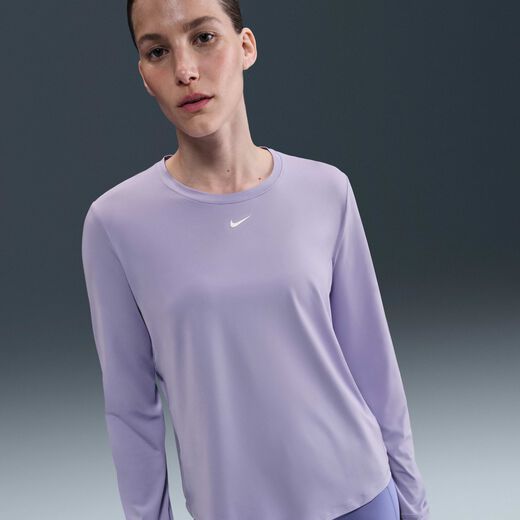 Training & Gym Tops & T-Shirts-Nike, Nike One Classic, Women's Dri-FIT Long-Sleeve Top Training & Gym Tops & T-Shirts-Nike, Nike One Classic, Women's Dri-FIT Long-Sleeve Top