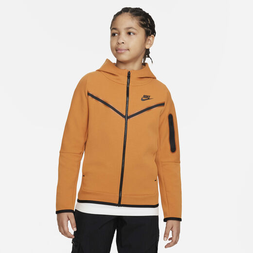 Jackets & Gilets-Nike, Nike Sportswear Tech Fleece, Older Kids' (Boys') Full-Zip Hoodie