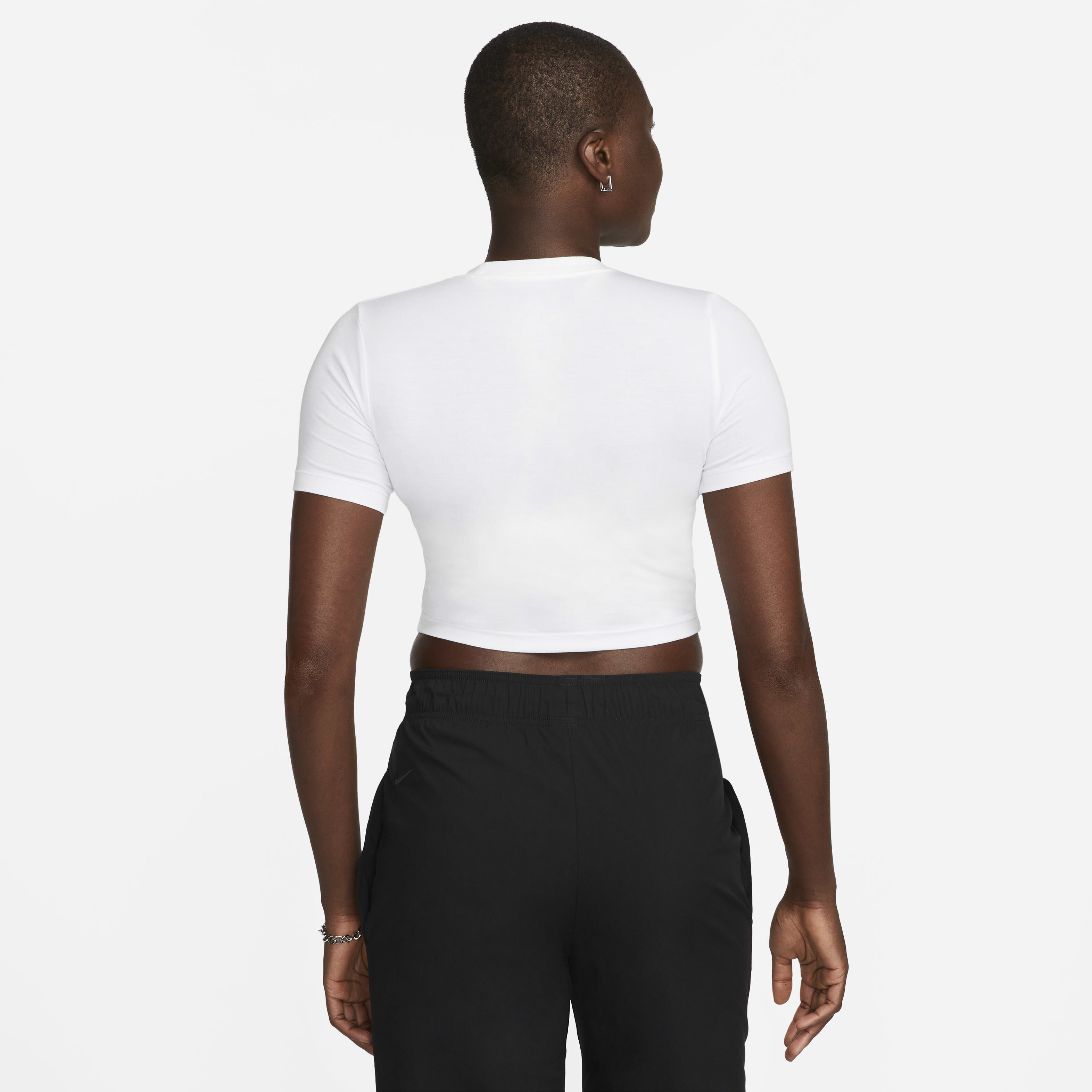 Nike slim fit crop top on sale