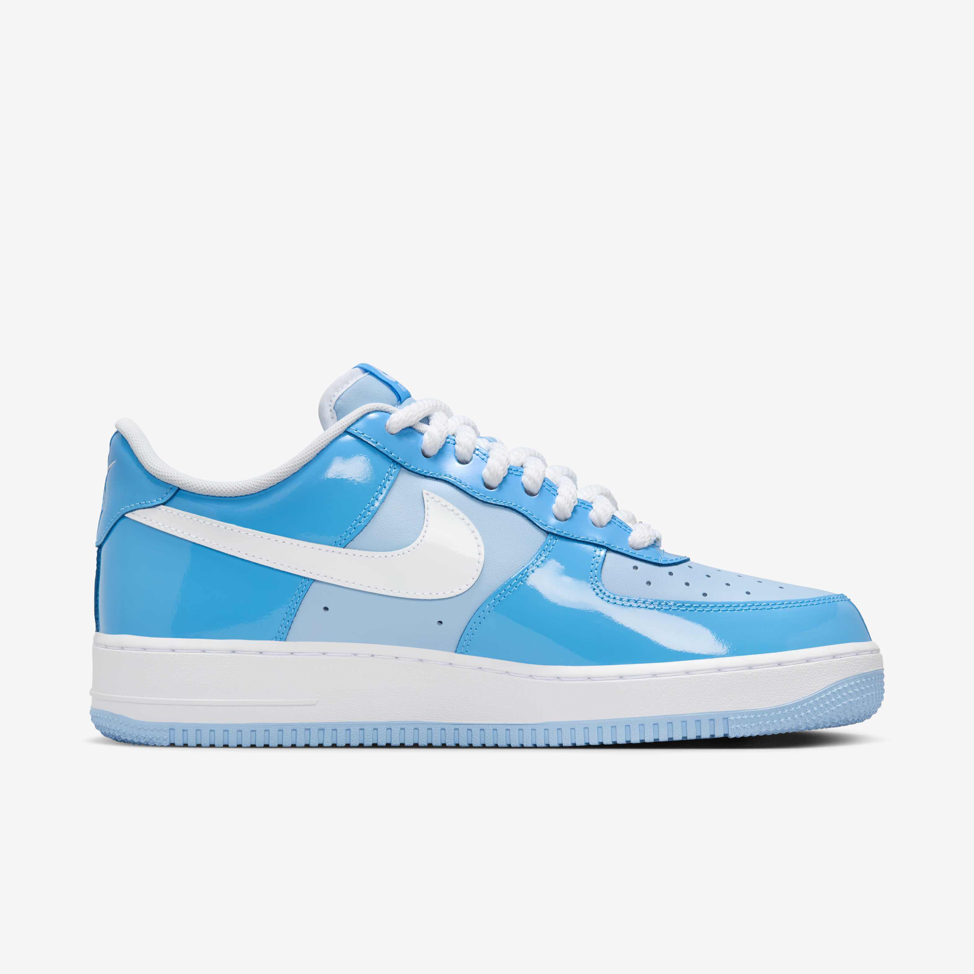靴 NIKE AIR FORCE 1 07 LOW WHITE  BLUE Nike Force 1 Low EasyOn PS White Gum Blue Beyond Kids