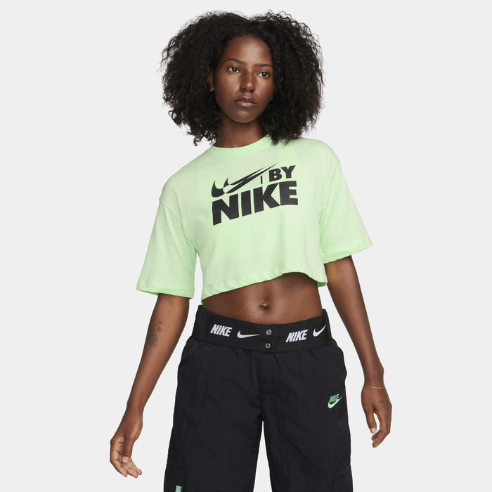 Buy Nike Sportswear Women's Cropped T-Shirt Vapour Green/Black