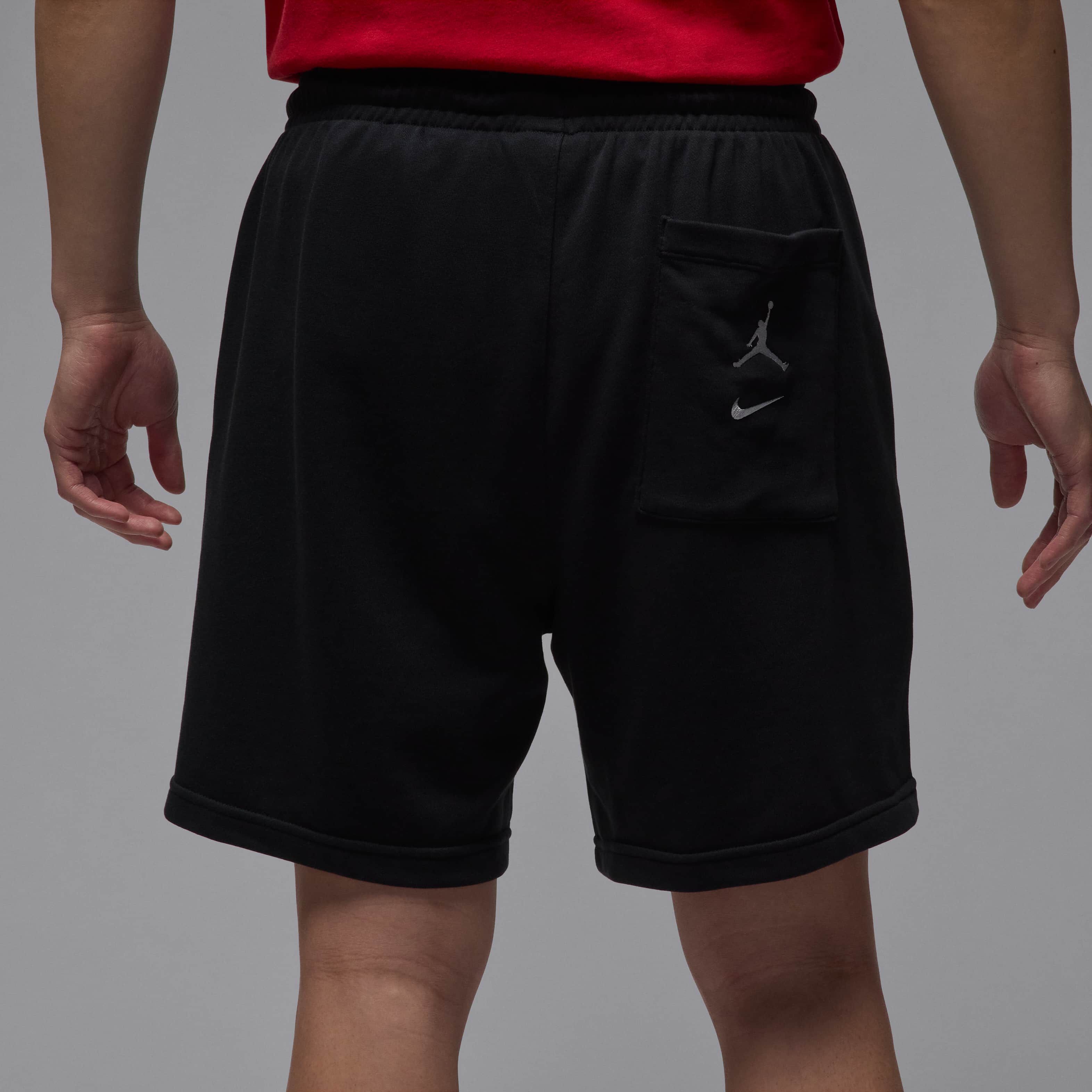Buy Jordan MVP Men's French Terry Shorts - Black/Light Smoke