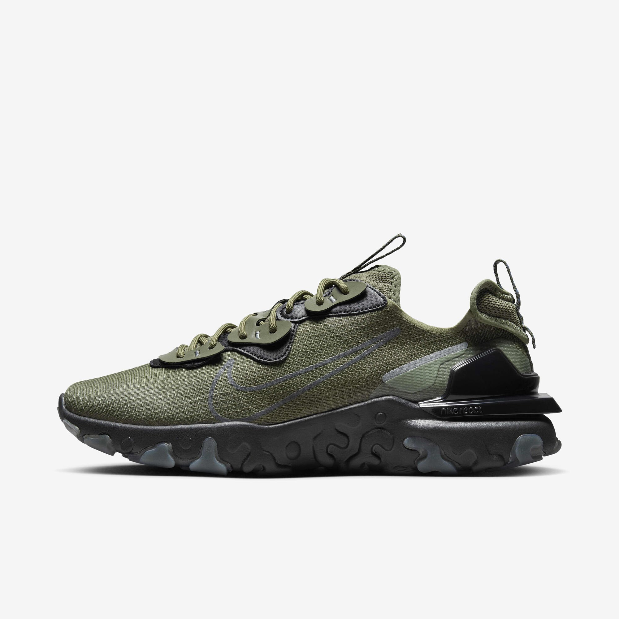 Buy Nike React Vision Men's Shoes Medium Olive/Cool Grey/Black - Main Image