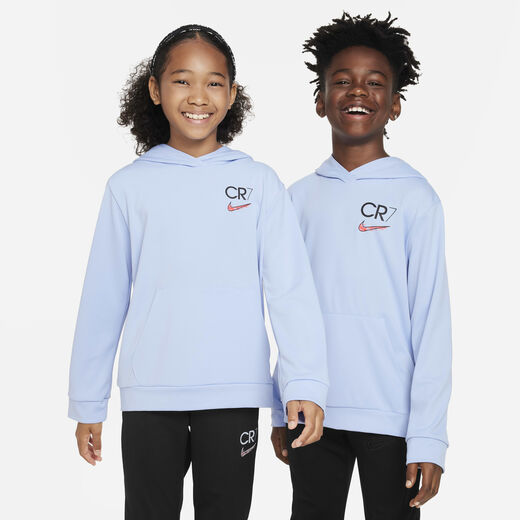 Hoodies & Sweatshirts-Nike, CR7, Older Kids' Pullover Football Hoodie