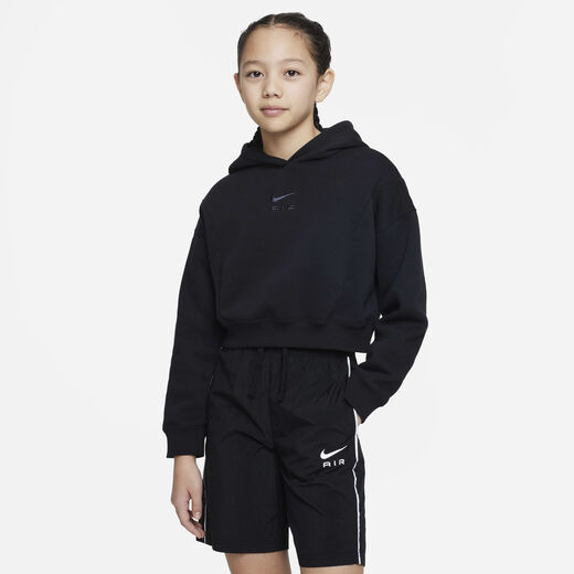 Nike Kids - Hoodies & Sweatshirts-Nike, Nike Air, Older Kids' (Girls') French Terry Cropped Hoodie