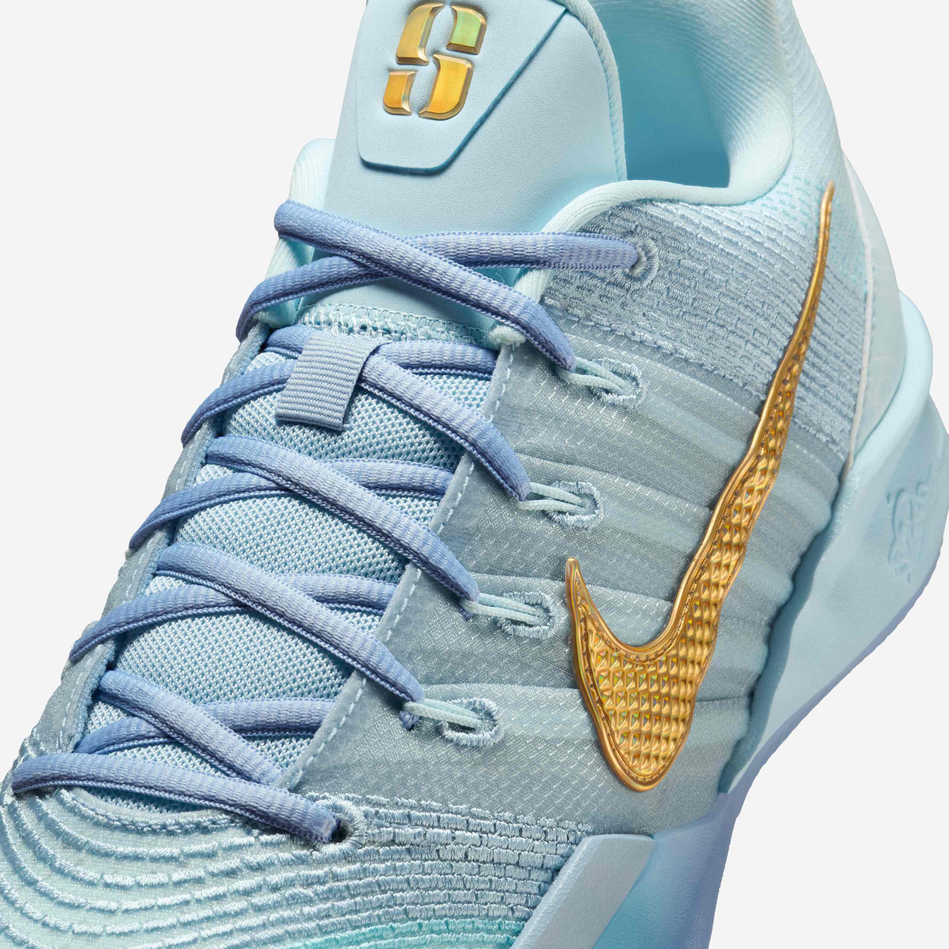 シューズ(男性用) Nike Sabrina 3 Glacier Blue/llicGold Buy Sabrina 3 Basketball Shoes - Glacier Blue/Light Armoury