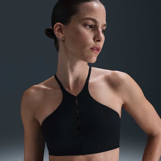Women's Bra & Leggings-Nike, Nike One Keyhole, Women's Light-Support Padded High-Neck Sports Bra