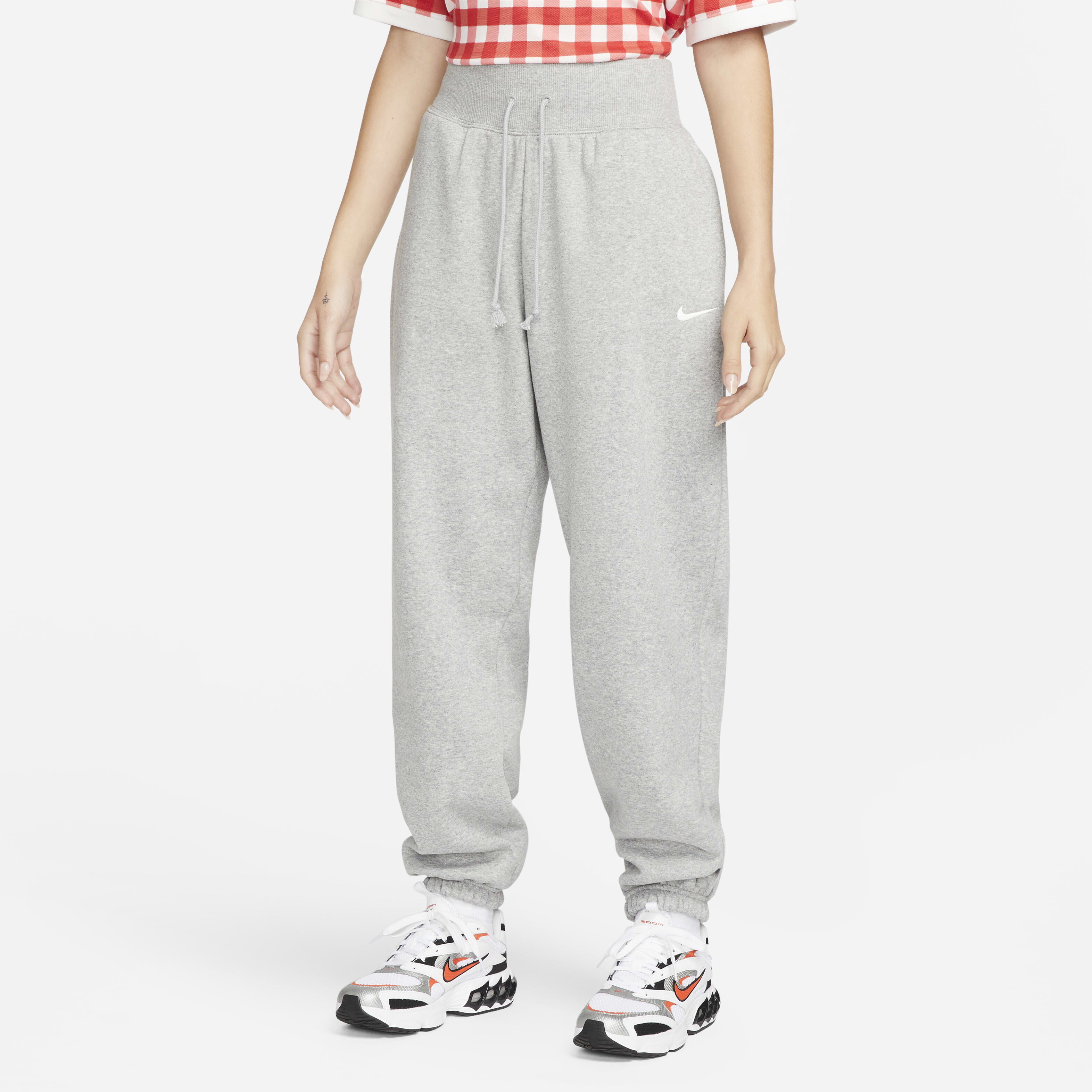 Buy Nike Sportswear Phoenix Fleece Women s High Waisted Oversized Tracksuit Bottoms Nike Qatar Official