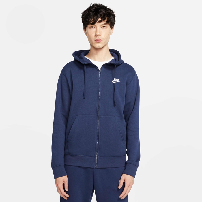 Buy Nike Sportswear Club Fleece Men's Full-Zip Hoodie Midnight