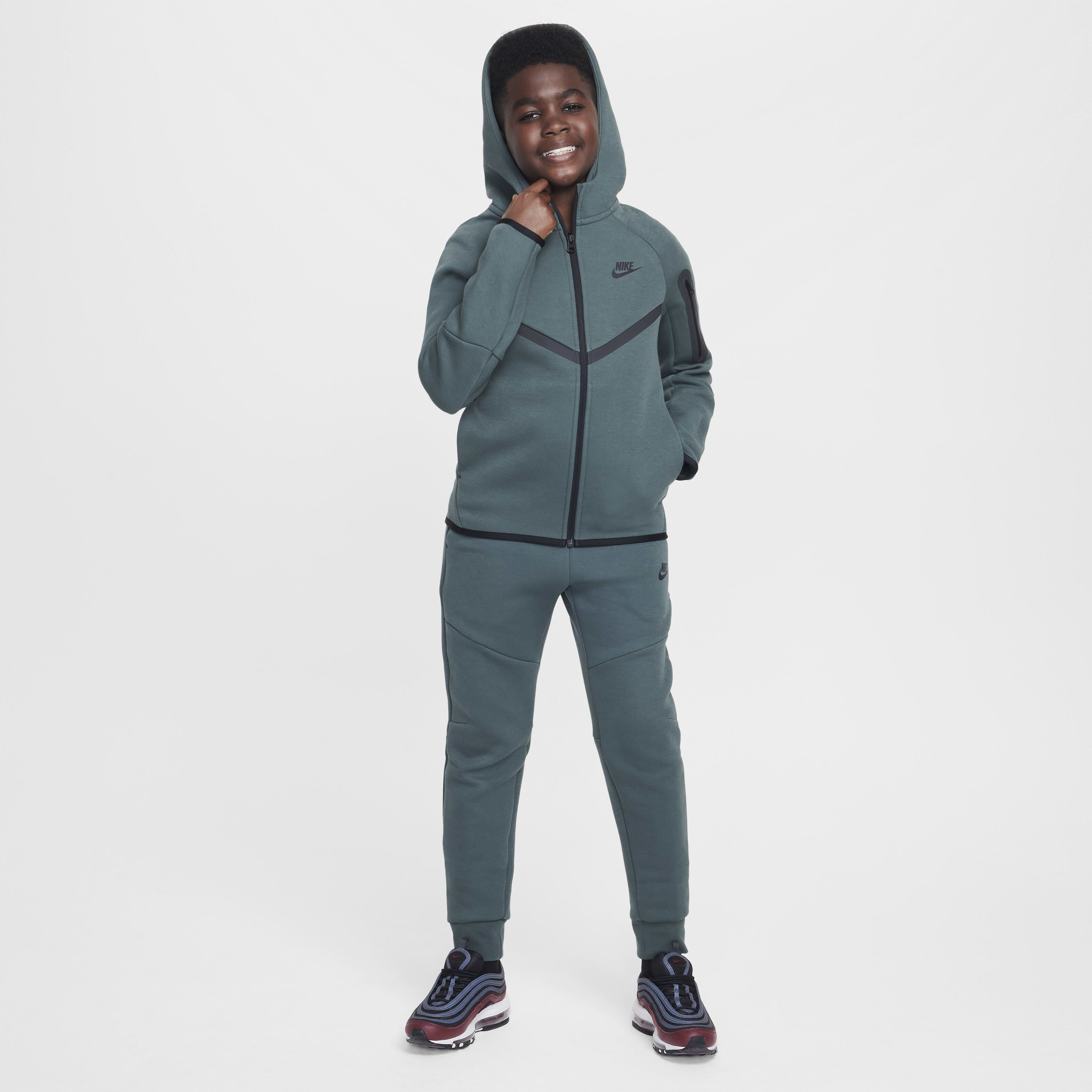 Nike tech tracksuit kids discount