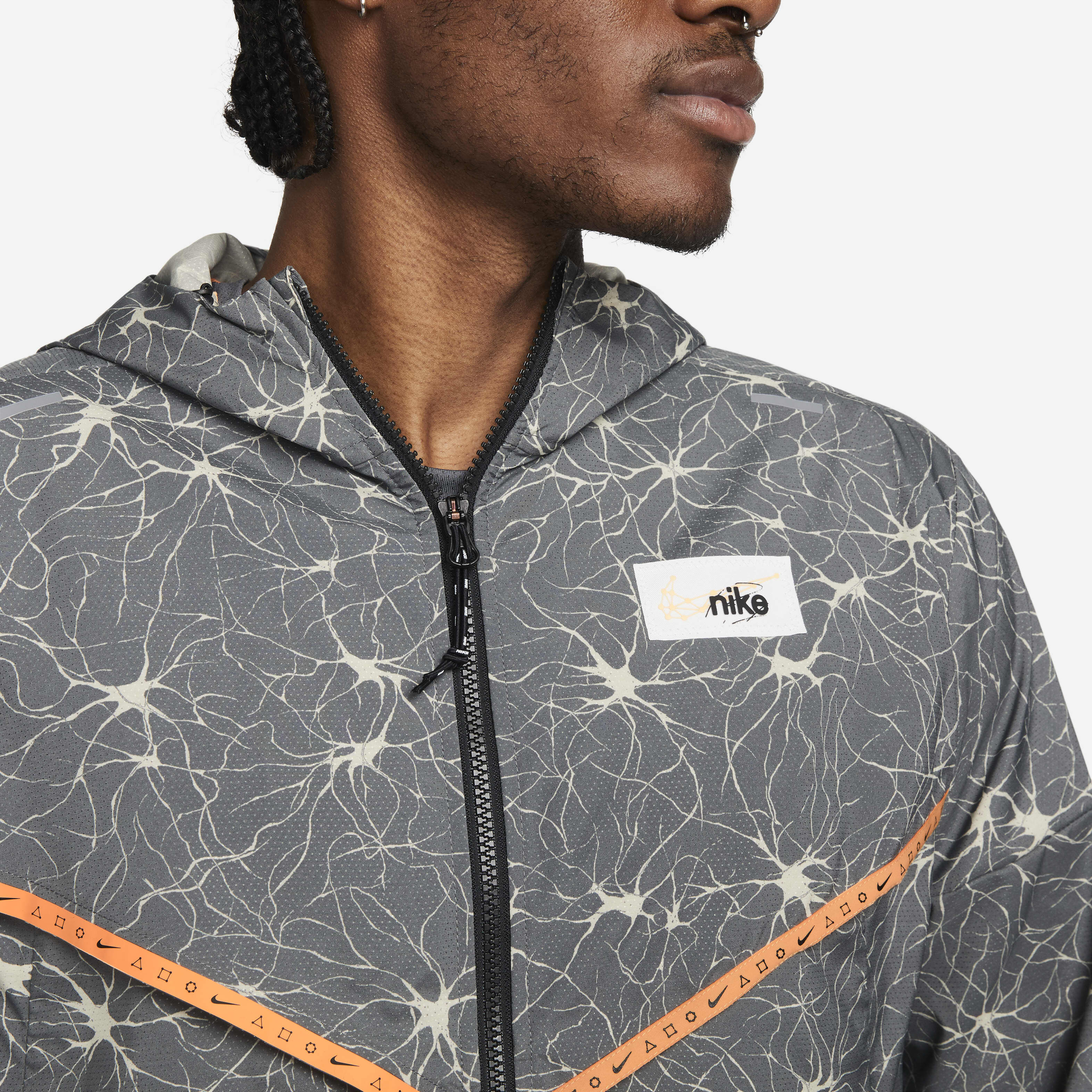 Buy Nike Repel UV D.Y.E. Men's Running Windrunner Jacket - Iron