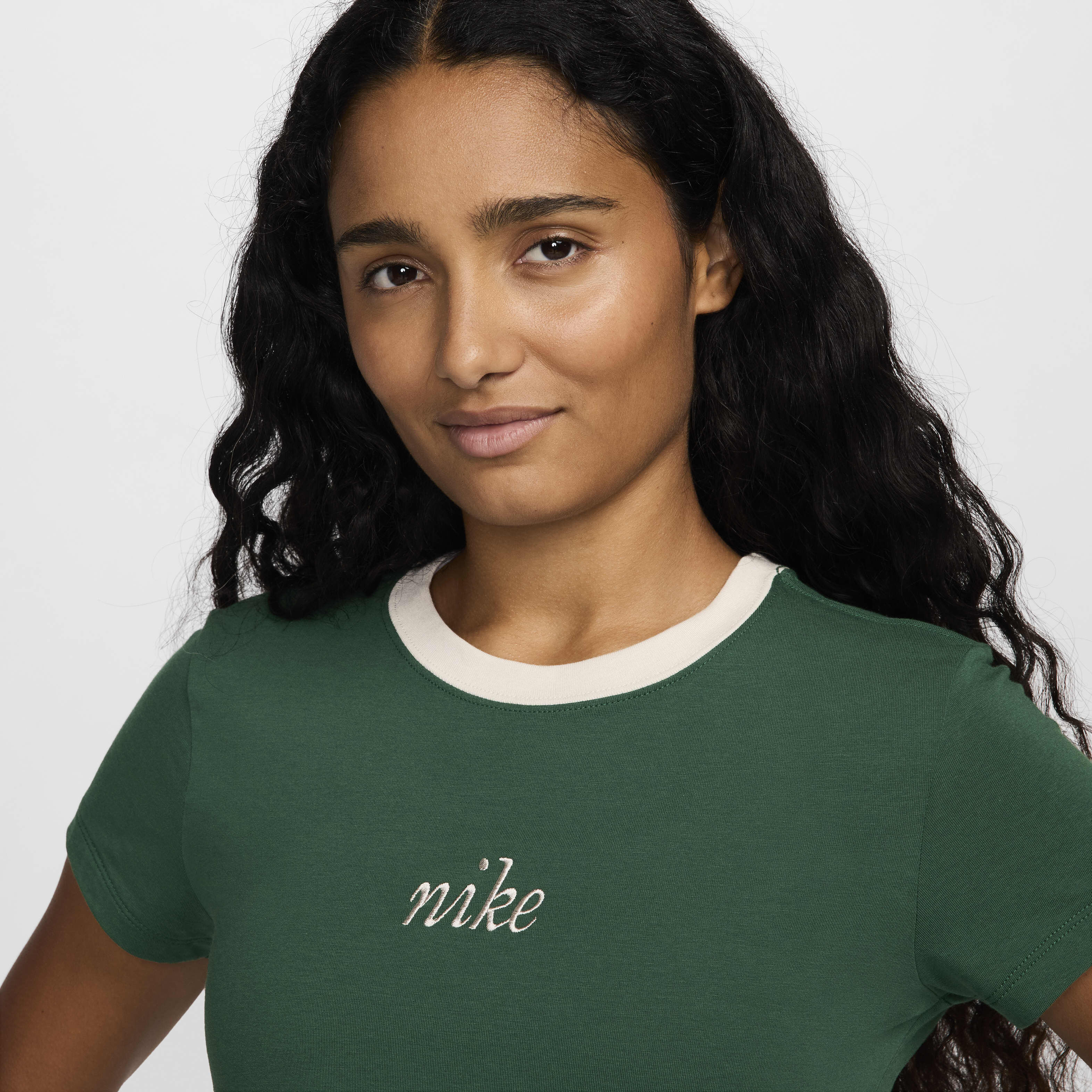 Buy Nike Sportswear Chill Knit Women s Slim Cropped T Shirt Nike Qatar Official