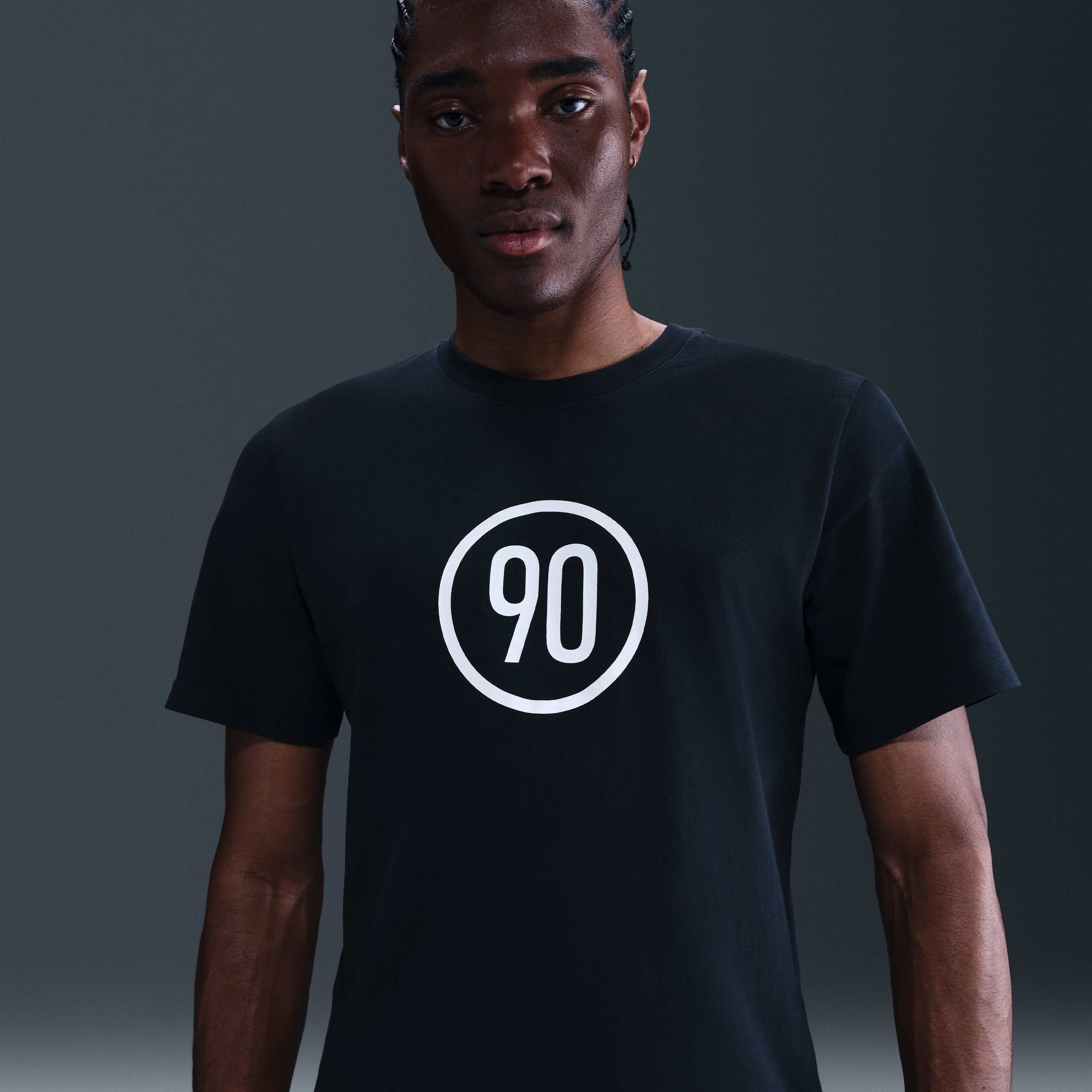 Buy Nike Total 90 Men's Football T-Shirt - Black @ Nike Qatar