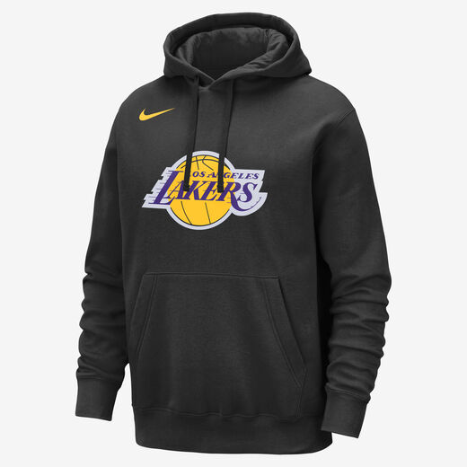 Hoodies & Sweatshirts-Nike, Los Angeles Lakers Club, Men's Nike NBA Pullover Hoodie