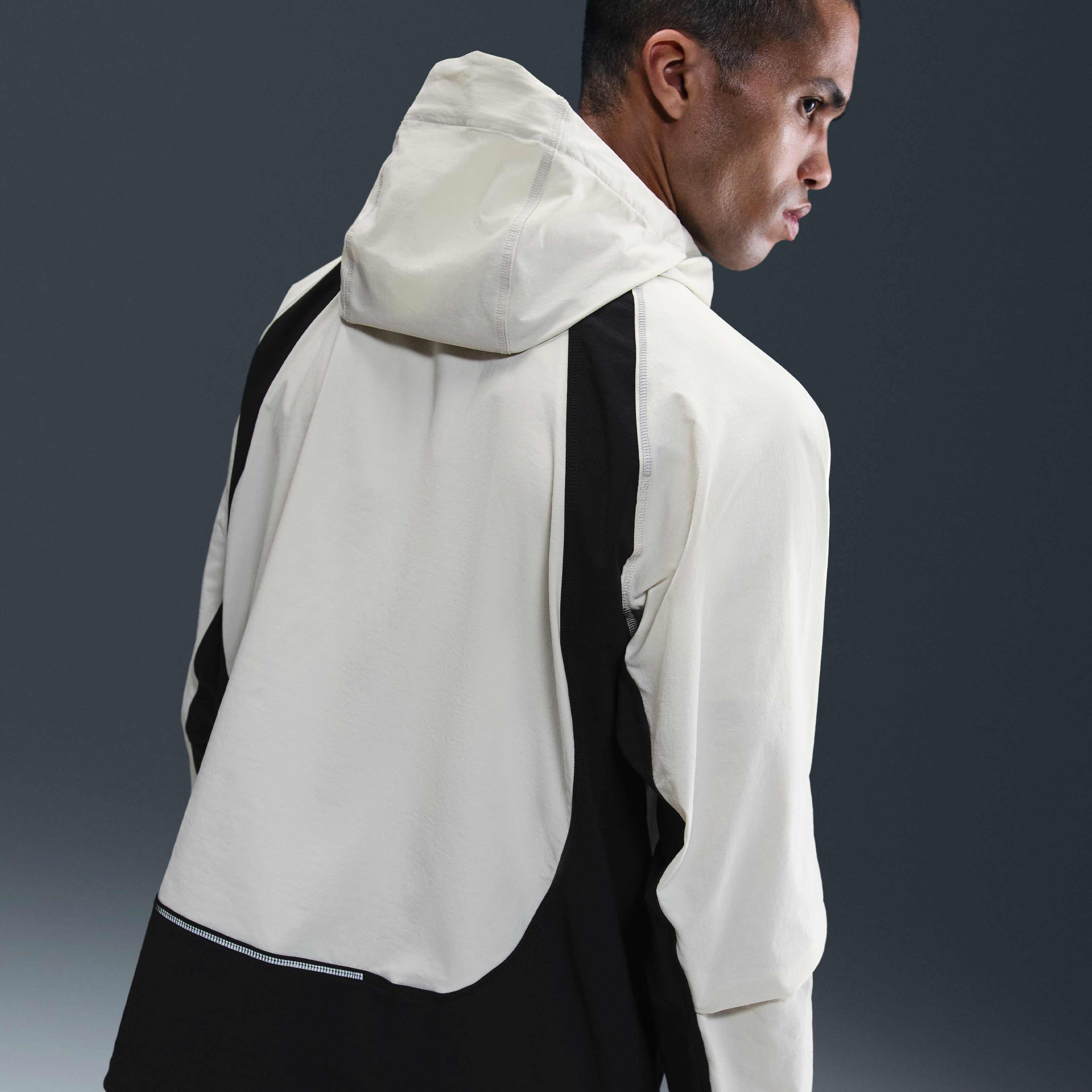 Buy Nike Tech Men's Dri-FIT Woven Colour-Block Windrunner Loose