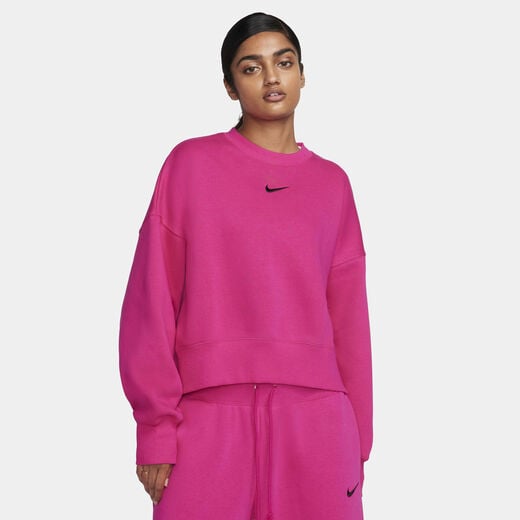 T-Shirts & Tops-Nike, Nike Sportswear Phoenix Fleece, Women's Over-Oversized Crew-Neck Sweatshirt