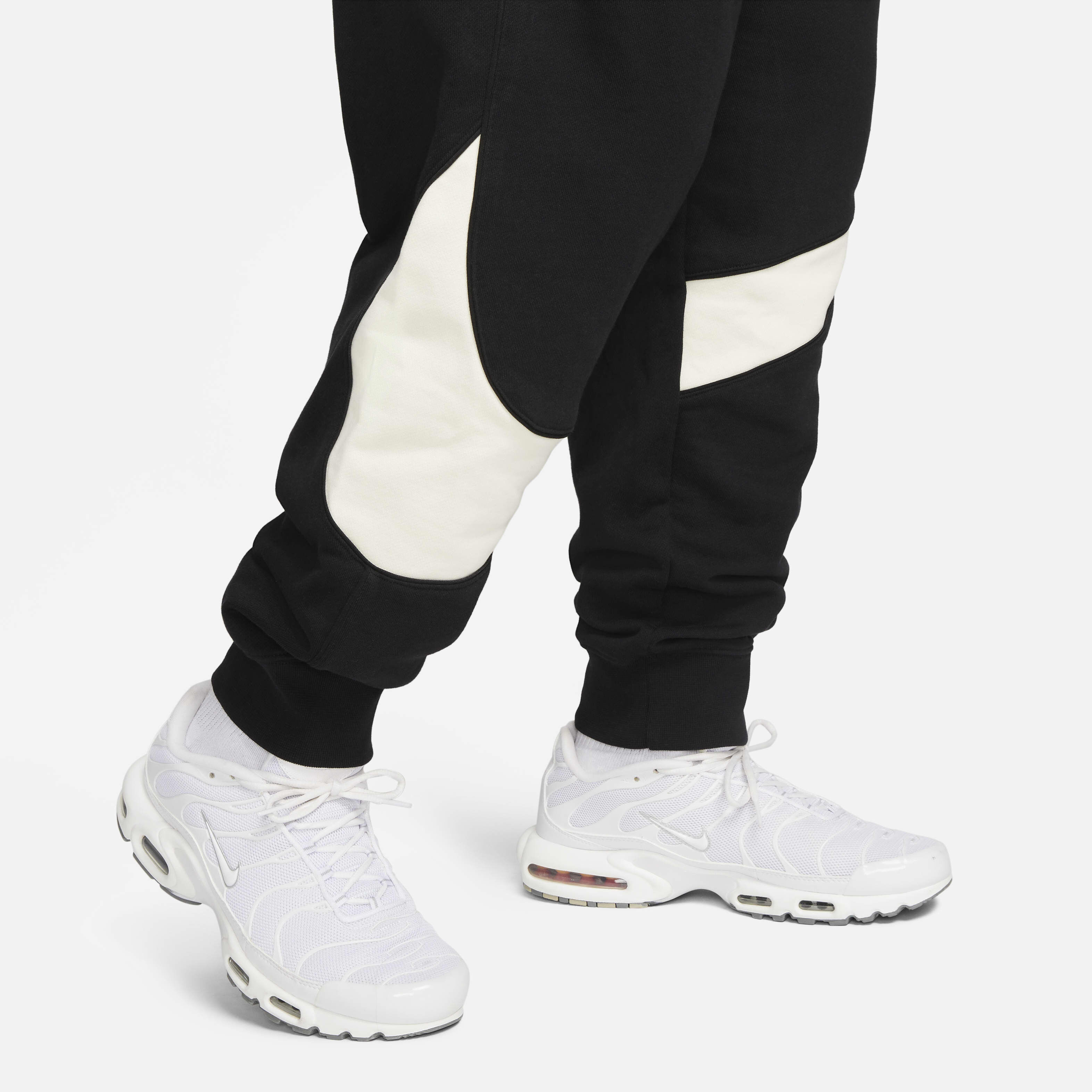 Nike swoosh fleece pants shop