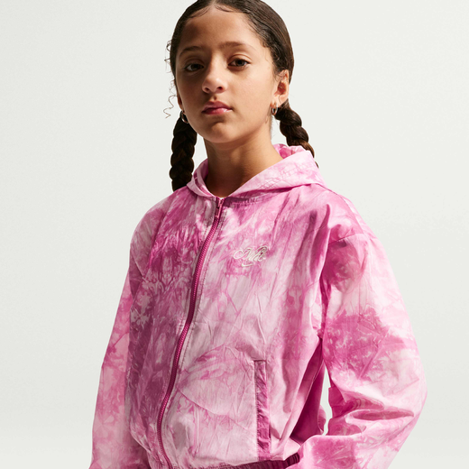 Kids' Jackets & Gilets-Nike, Nike Sportswear Club, Girls' Woven Tracksuit Jacket