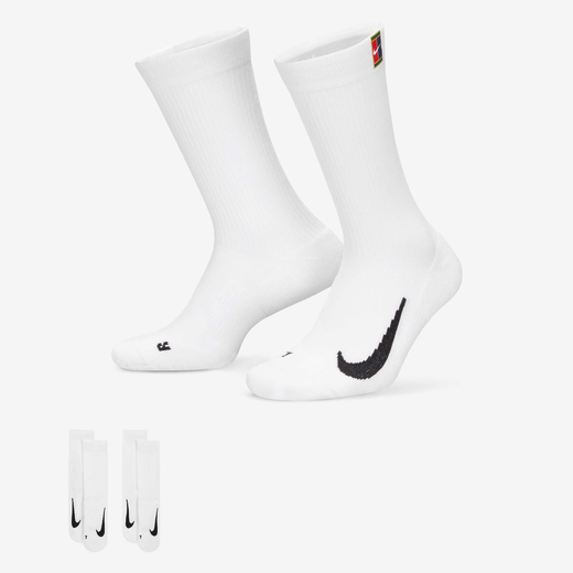 Tennis-Nike, NikeCourt Multiplier Cushioned, Tennis Crew Socks (2 Pairs)