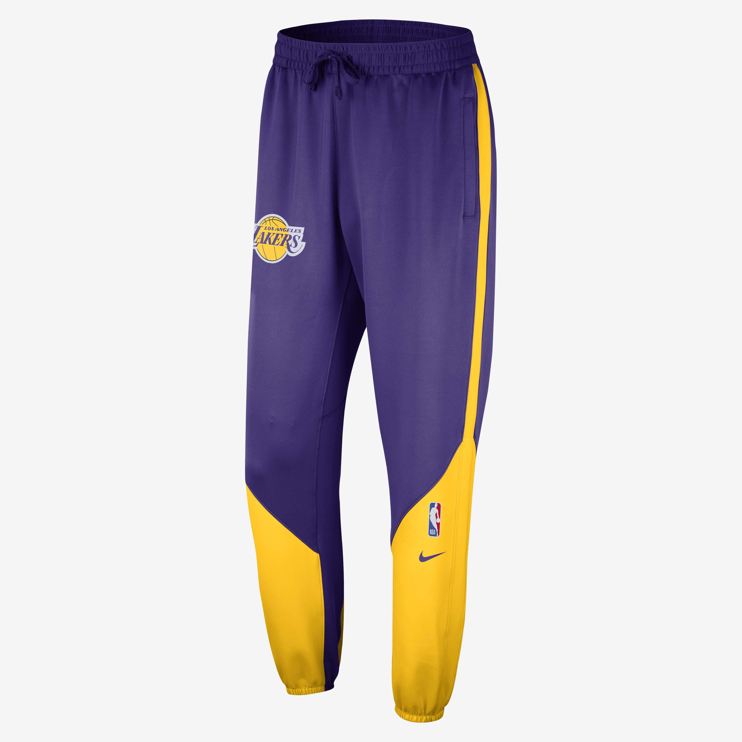 90s nike lakers warm up pants　トラックパンツ LA Lakers Basketball Pants XL Women Yellow Purple Nike Team 57
